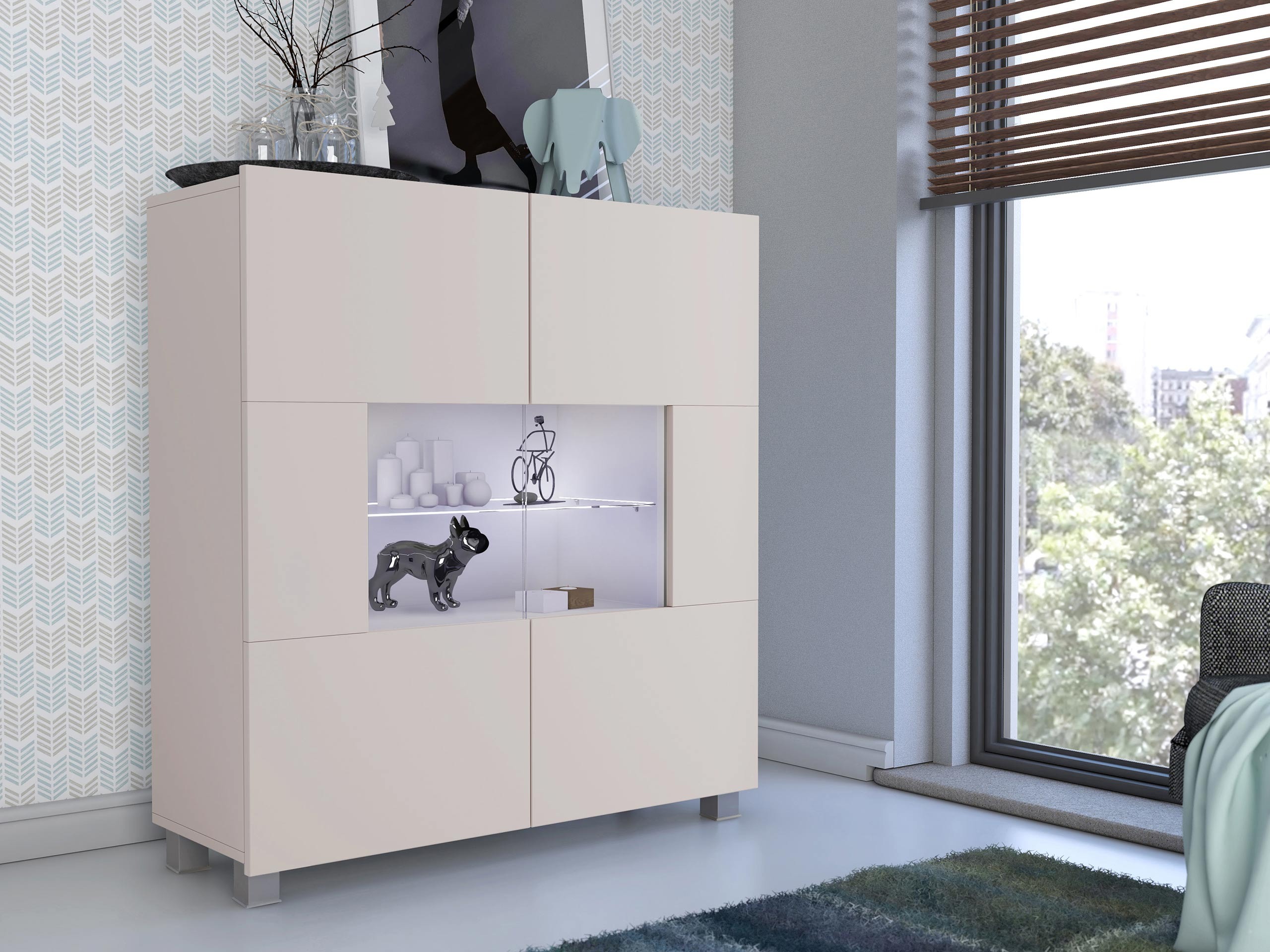 Шкафчик Tivdalu 100 (Кашемир)