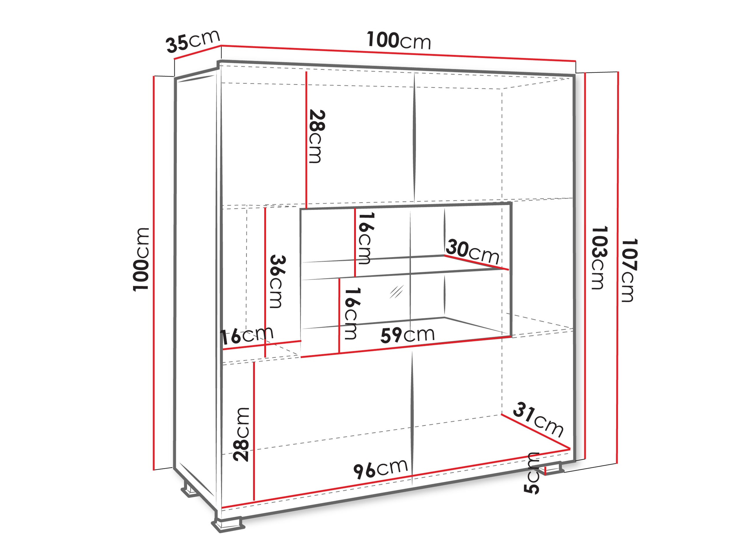 Skapis Tivdalu 100 (Kašmirs)