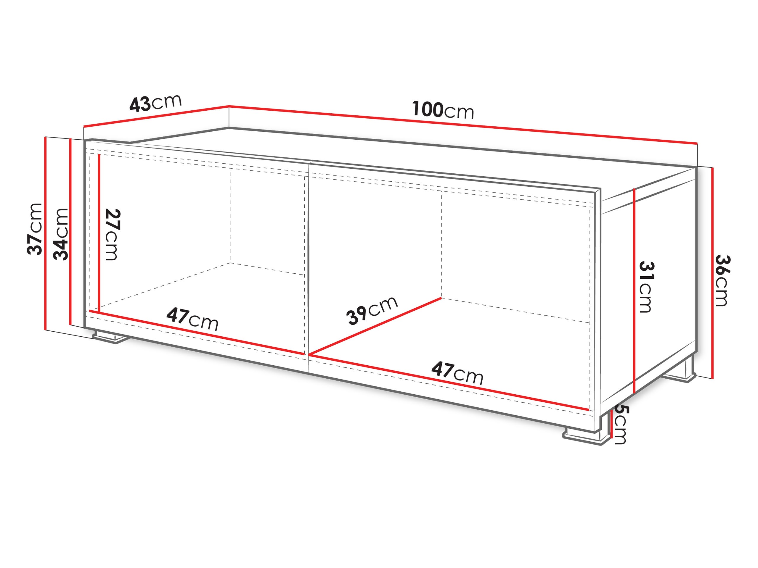 ТВ тумба Tivdalu 104 (Кашемир)