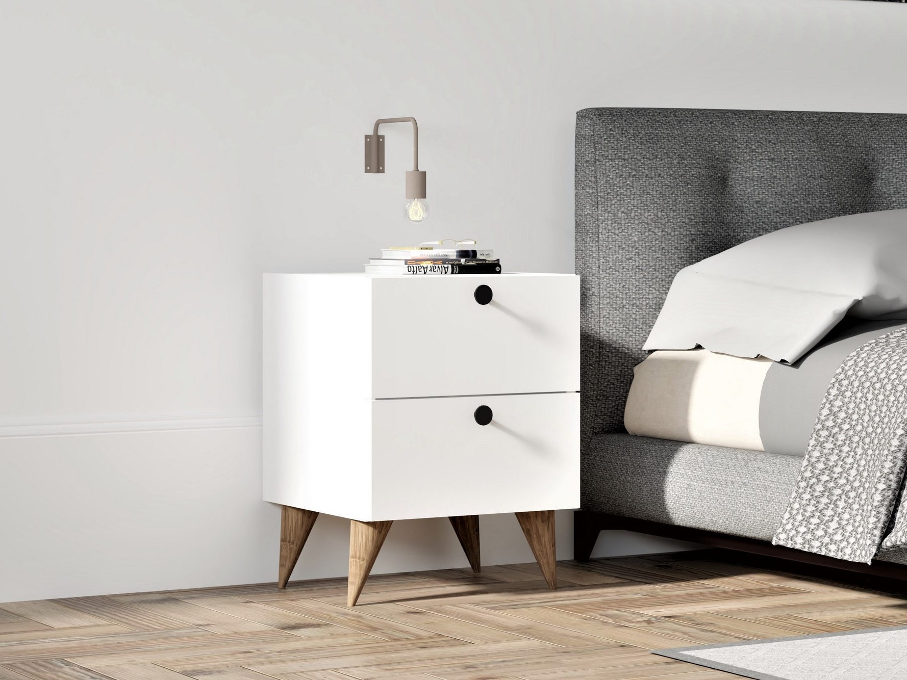 Прикроватная тумбочка Kailua 2594 (Белый)