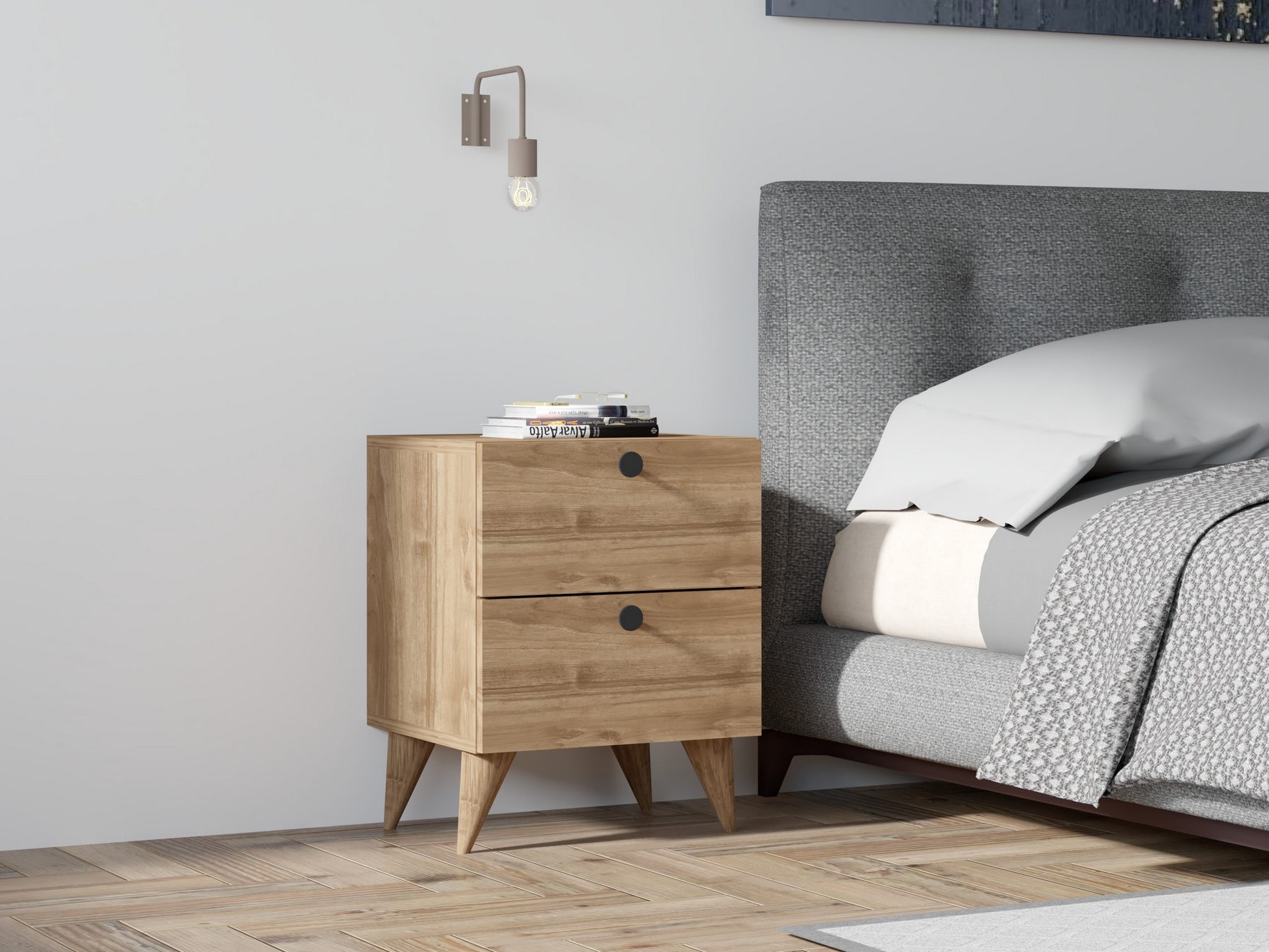 Прикроватная тумбочка Kailua 2594 (Грецкий орех)