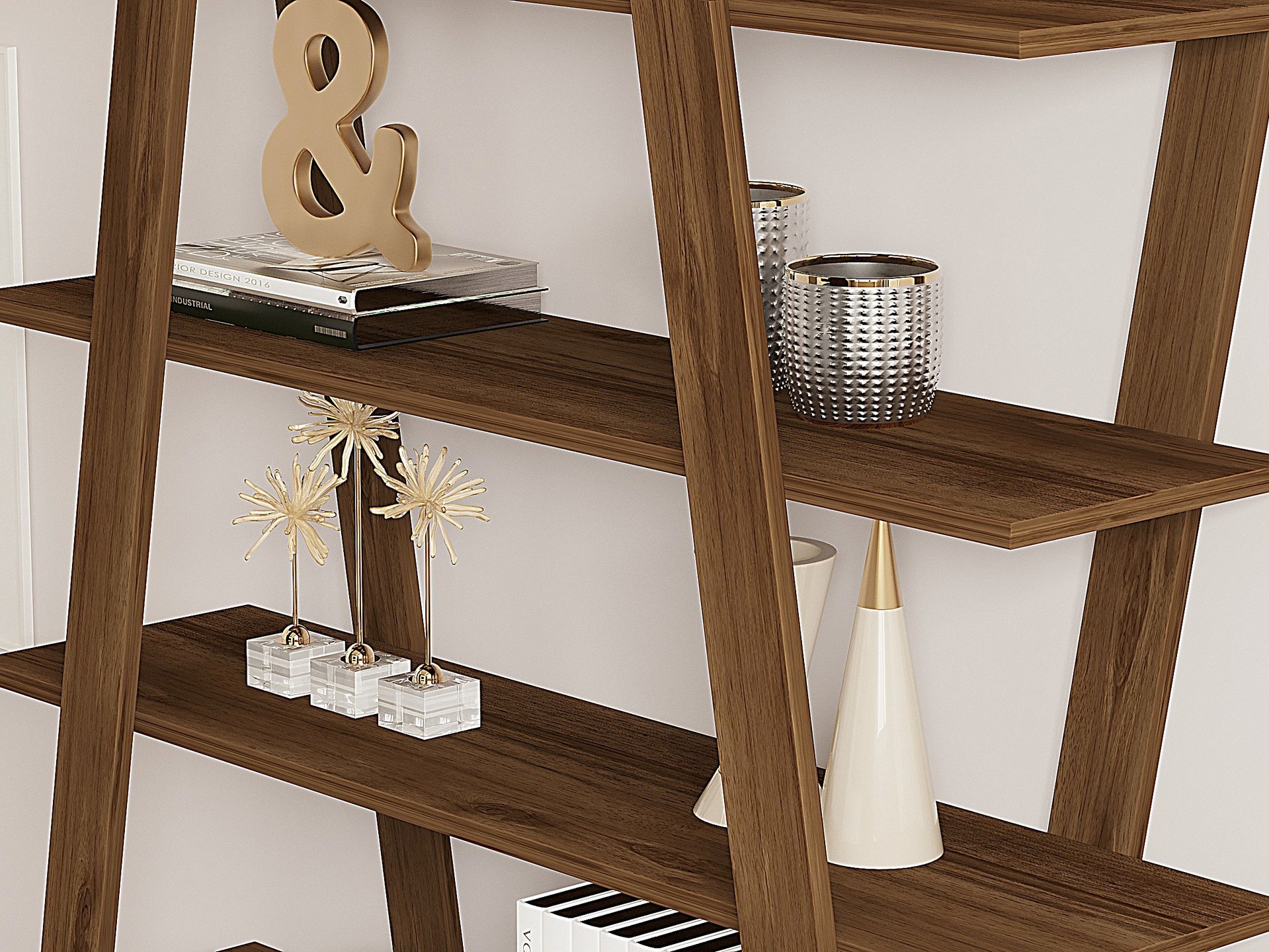 Стеллаж Kailua 2597 (Грецкий орех)