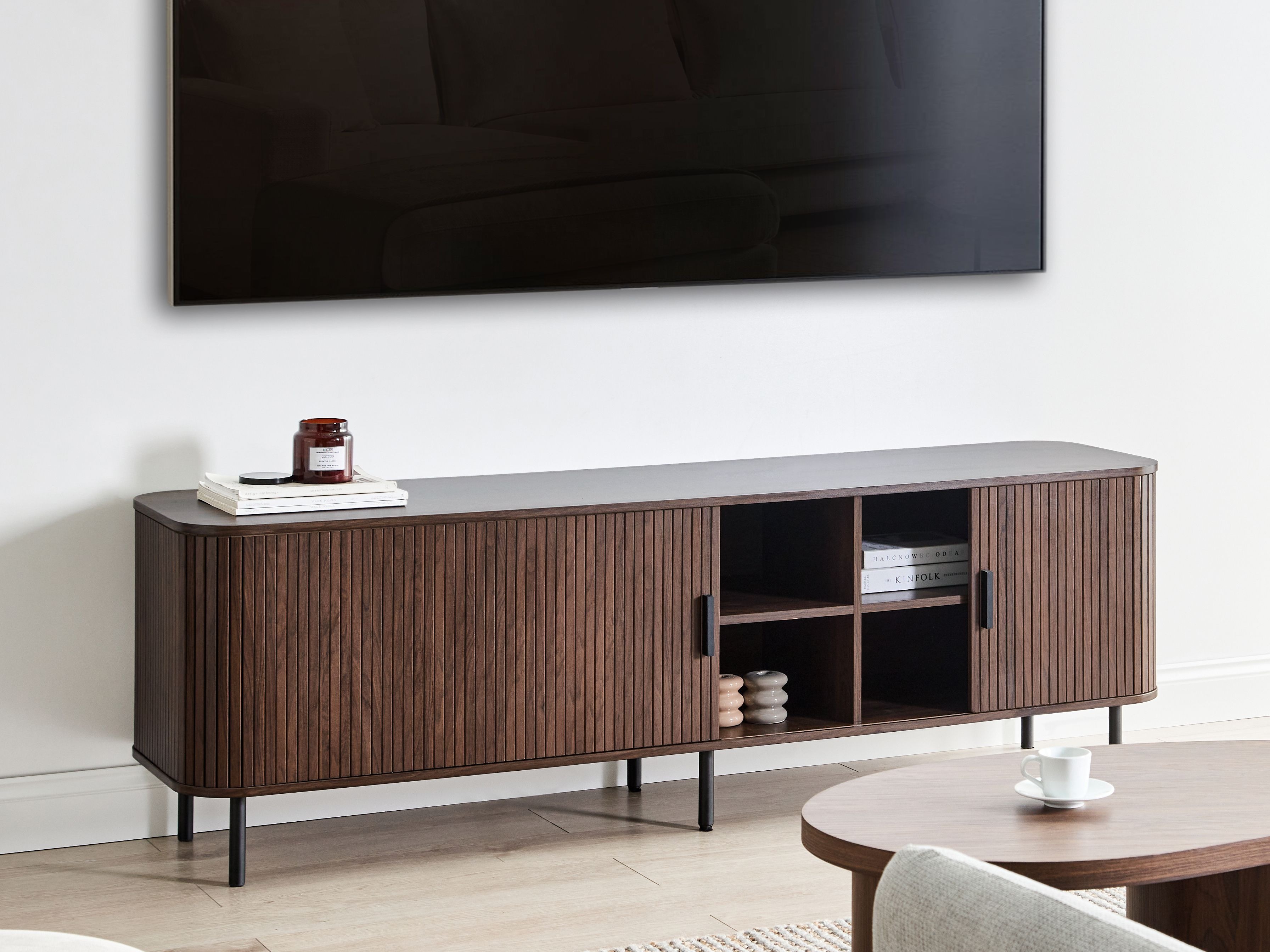 TV galds Fencalu 113 (Tumši brūns)