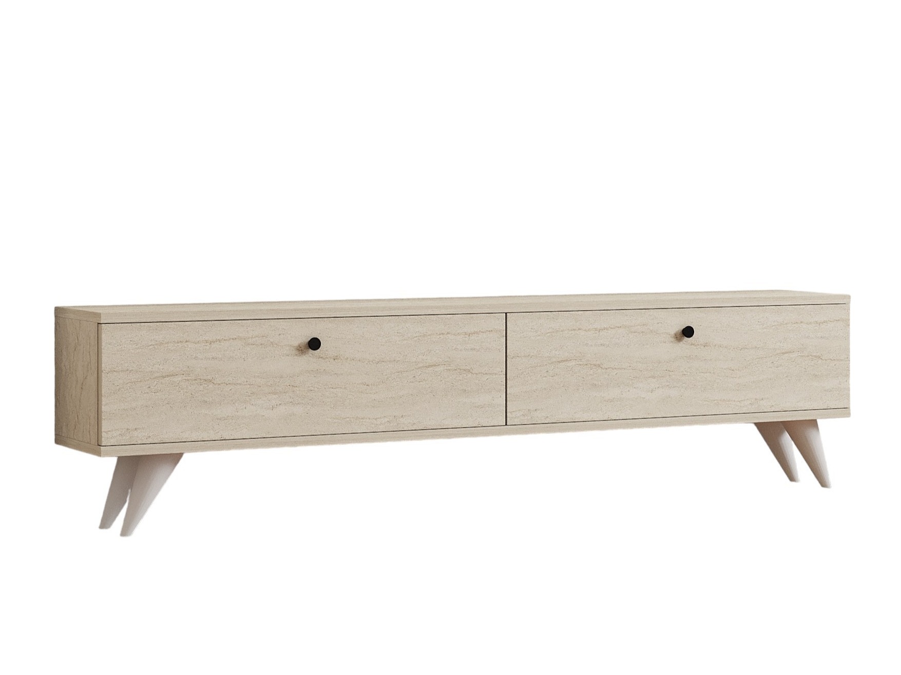 TV galds Kailua 2588 (Gaišs Travertine)