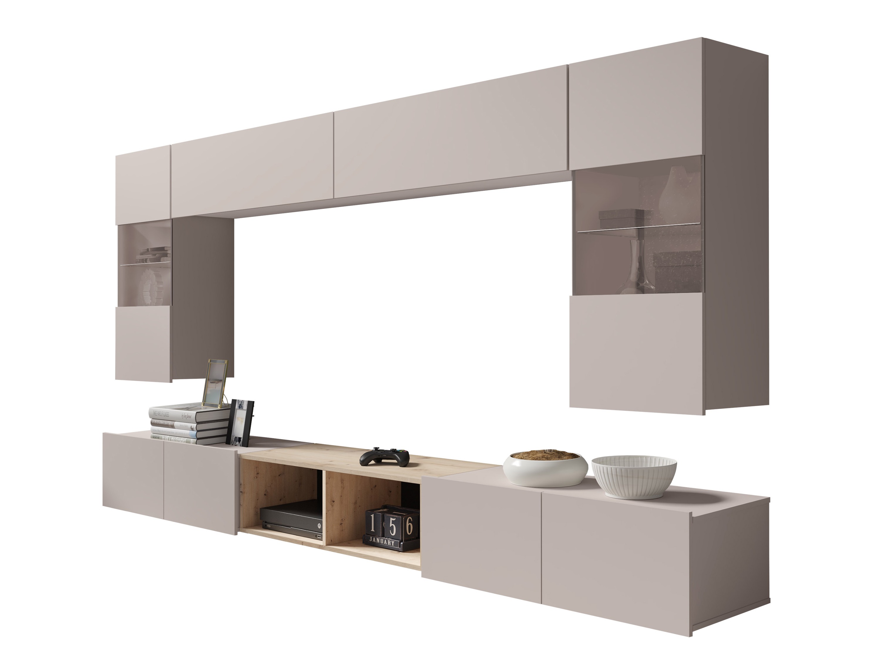 Viesistabas komplekts Remus XXIV (Kašmirs + Artisan ozols)