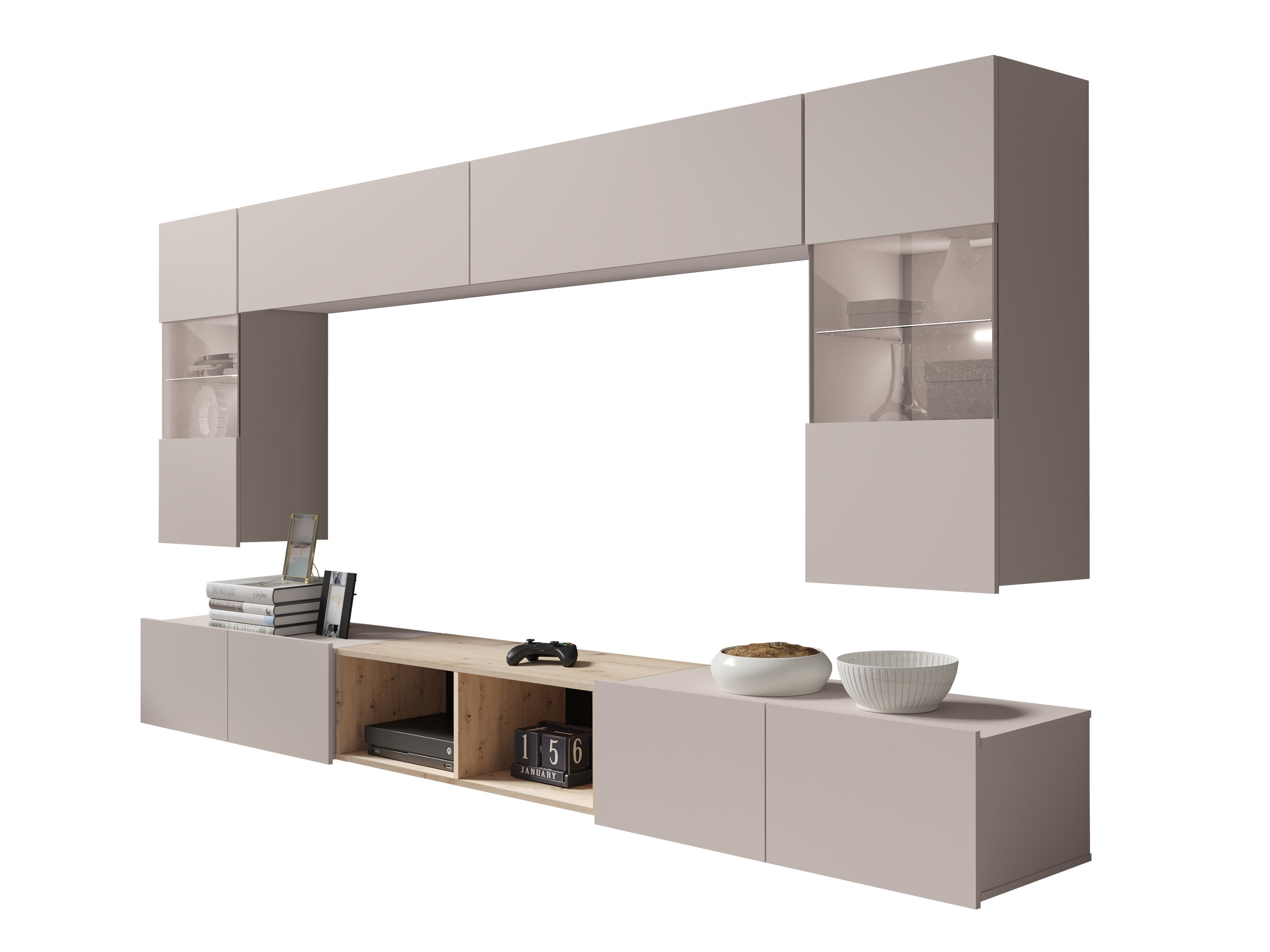 Viesistabas komplekts Remus XXIV (Kašmirs + Artisan ozols)