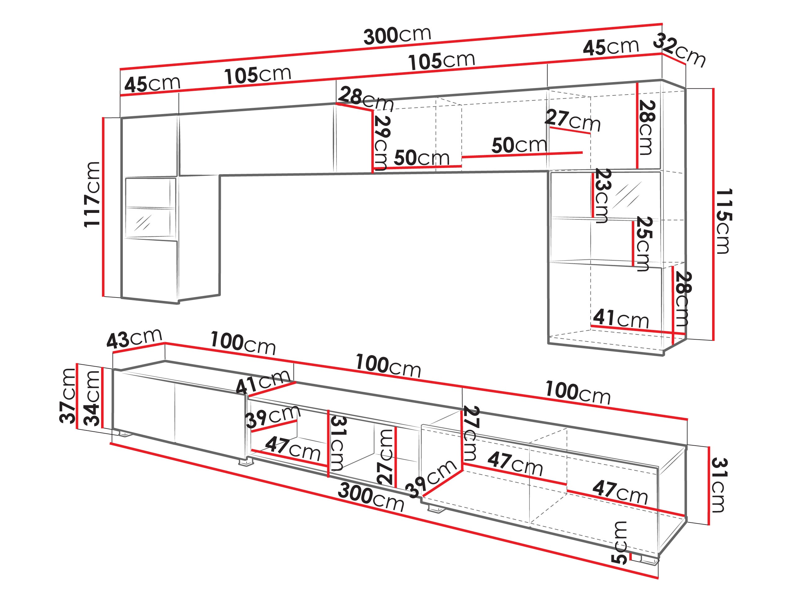 Viesistabas komplekts Tivdalu 144 (Kašmirs + Artisan ozols)