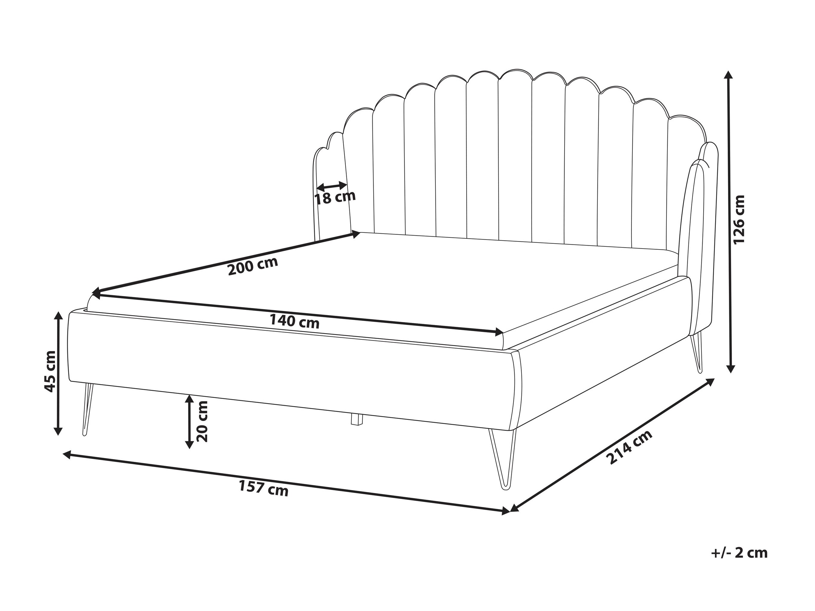 Кровать Berwyn 2720 (Белый)