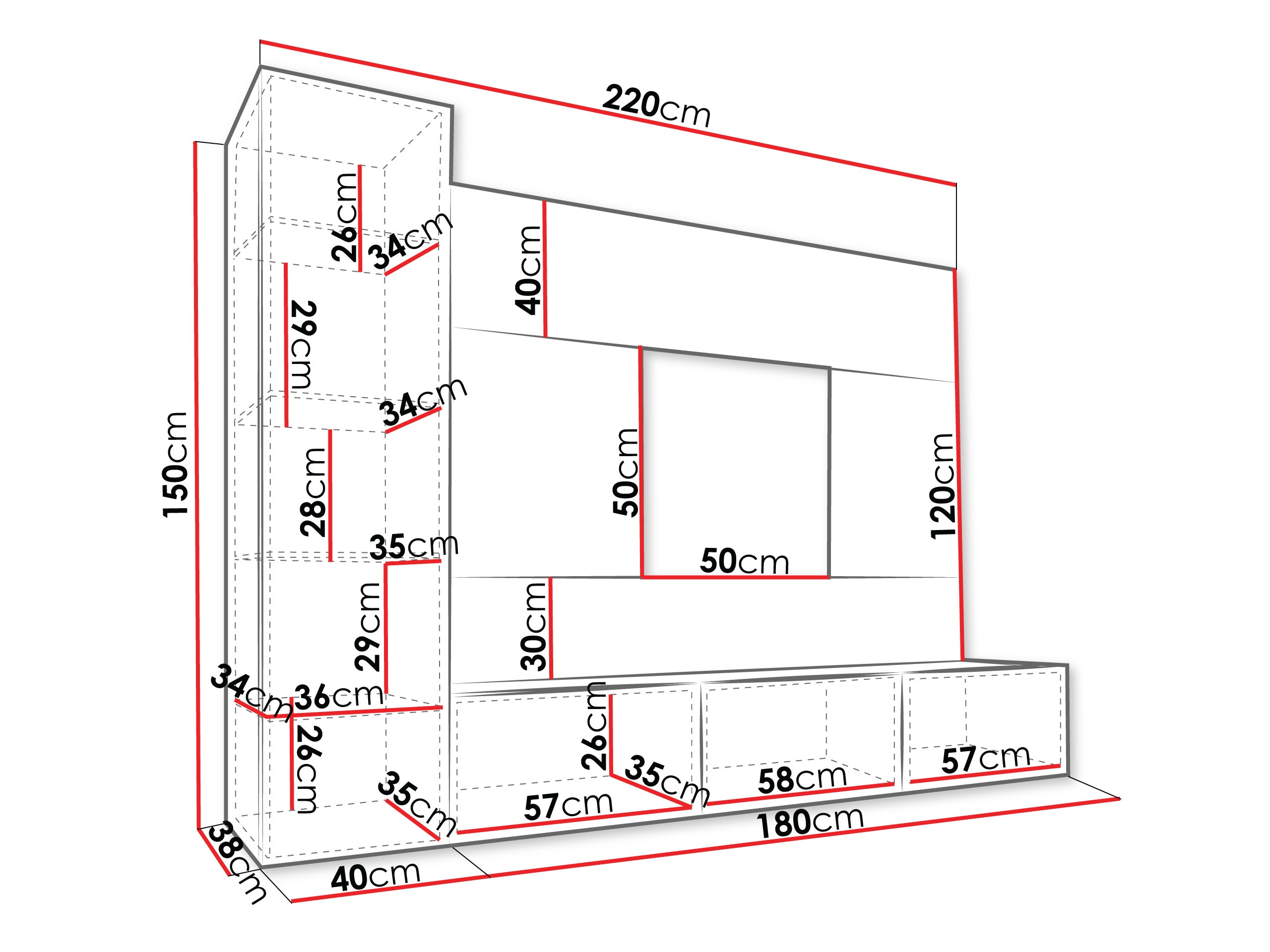 Набор для гостиной Comfivo 452 (Белый + Белый мрамор)