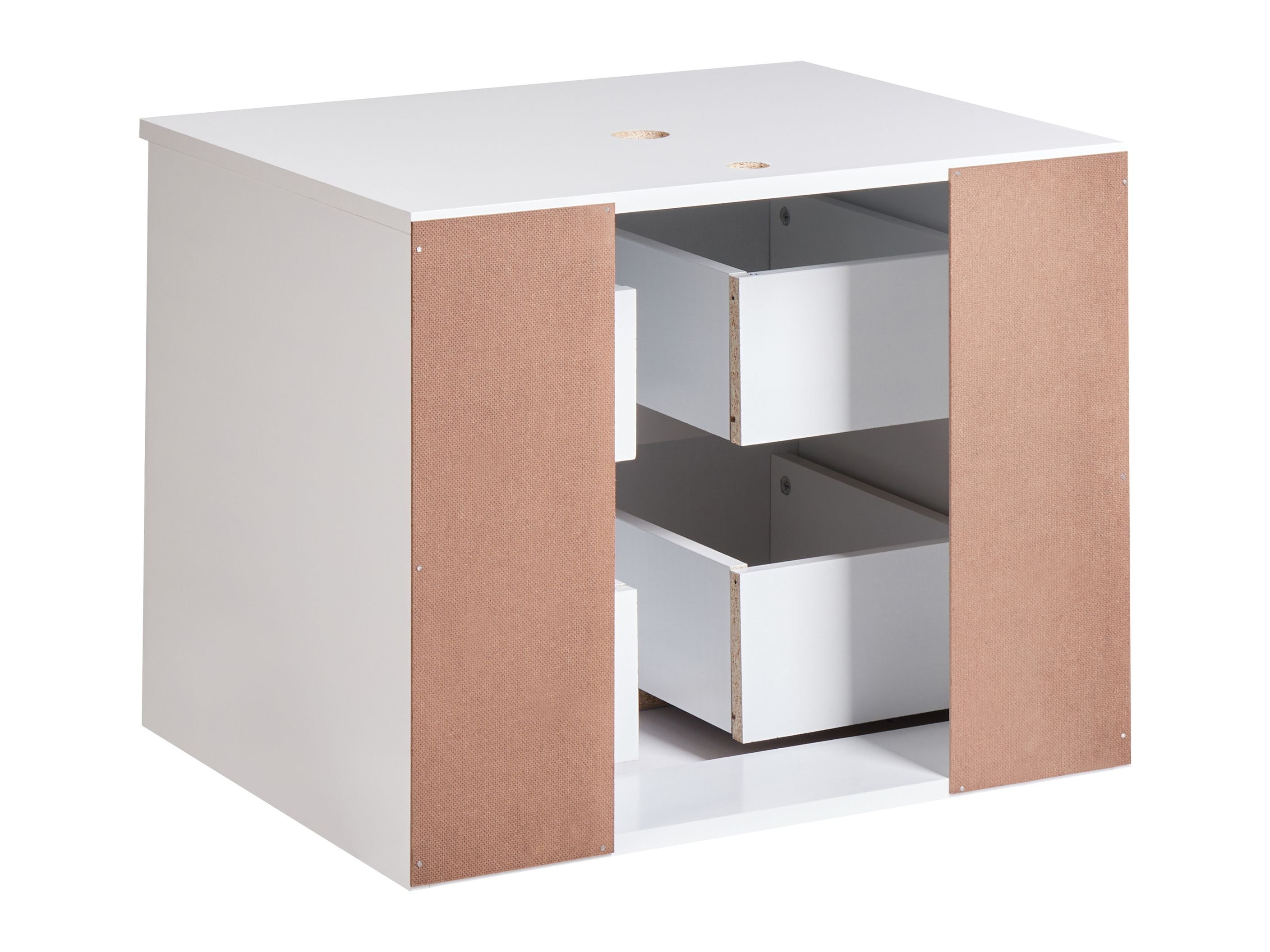 Piekarams vannas istabas skapītis izlietnei Berwyn 2719 (Balts)