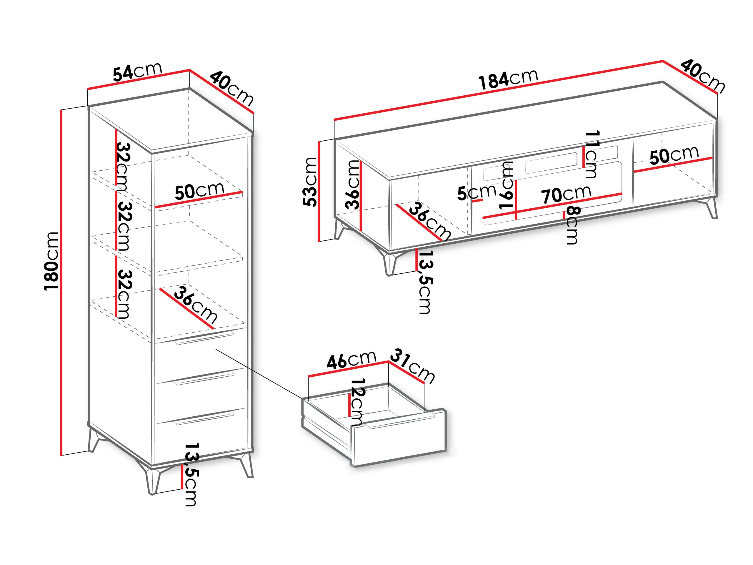Viesistabas komplekts Comfivo Citrus III