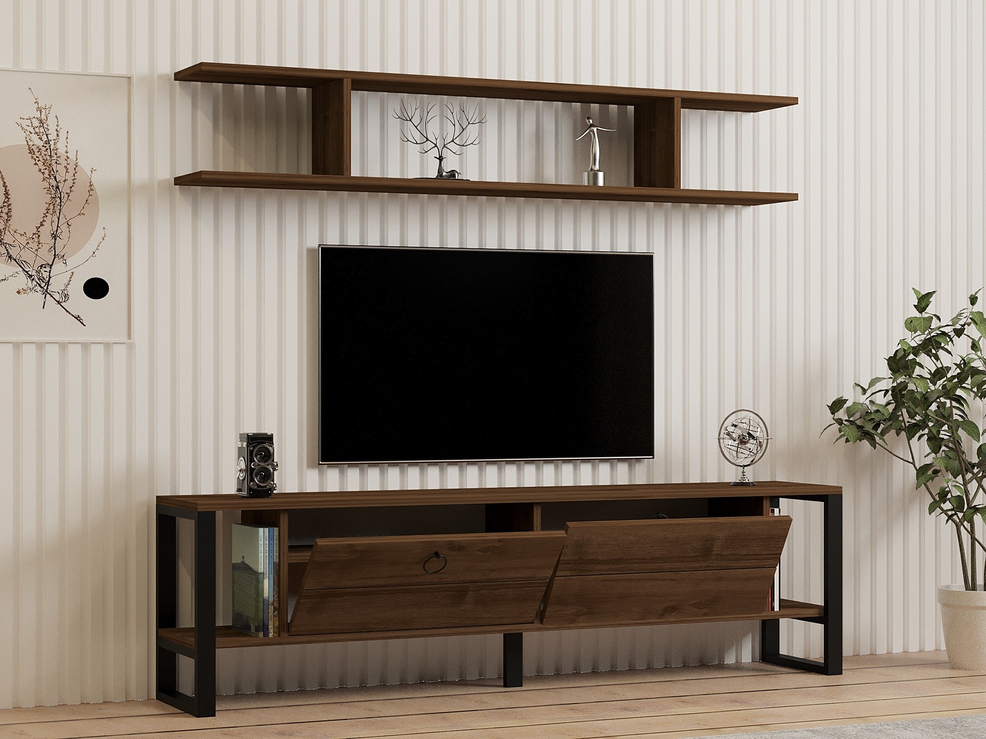 Viesistabas komplekts Kailua 2643 (Riekstkoks)