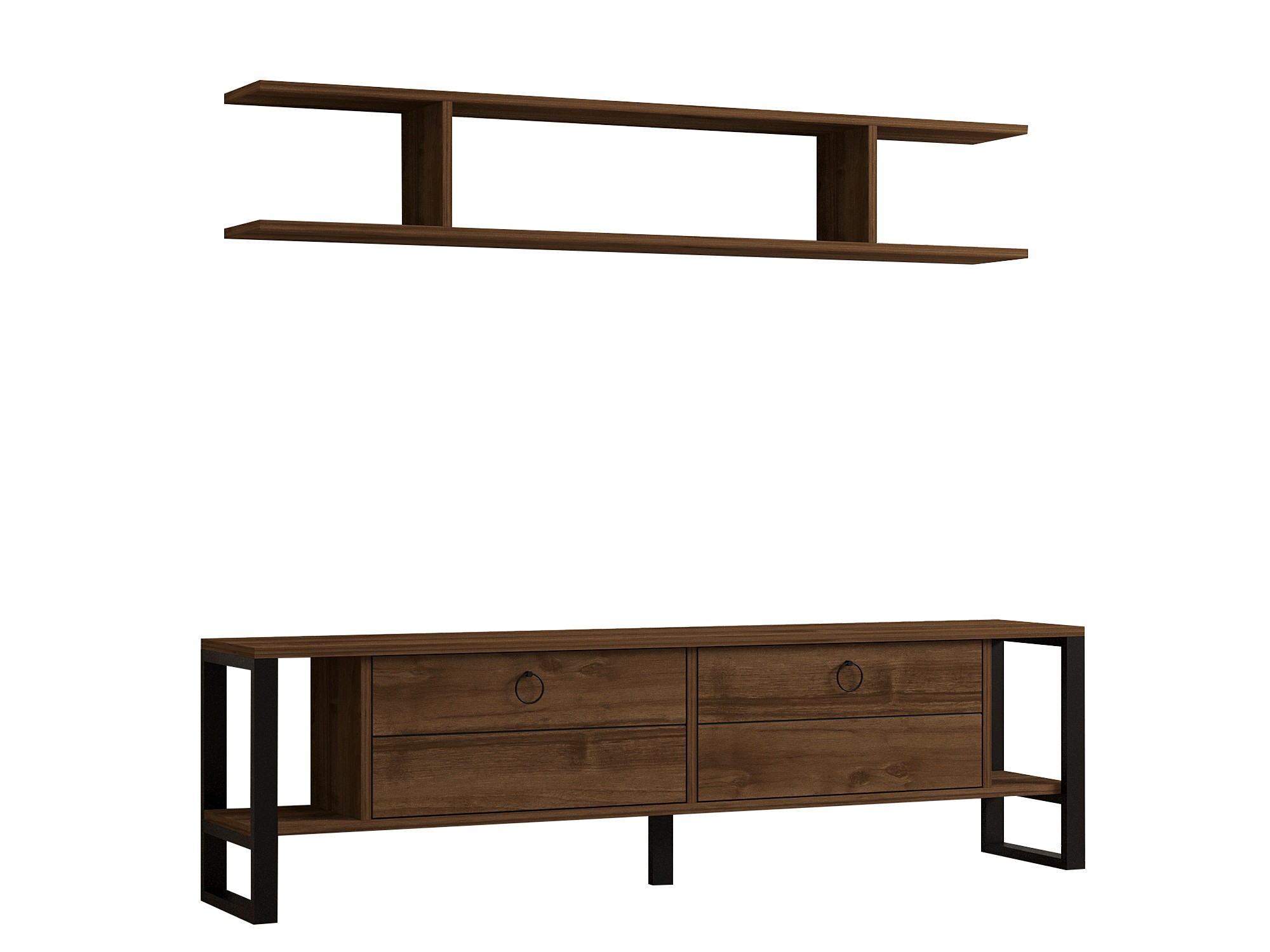 Viesistabas komplekts Kailua 2643 (Riekstkoks)