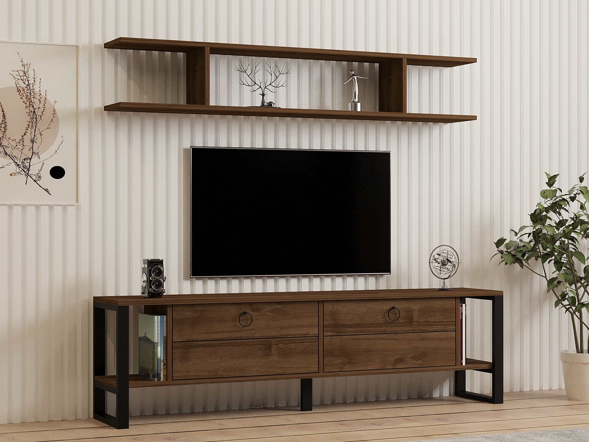 Viesistabas komplekts Kailua 2643 (Riekstkoks)