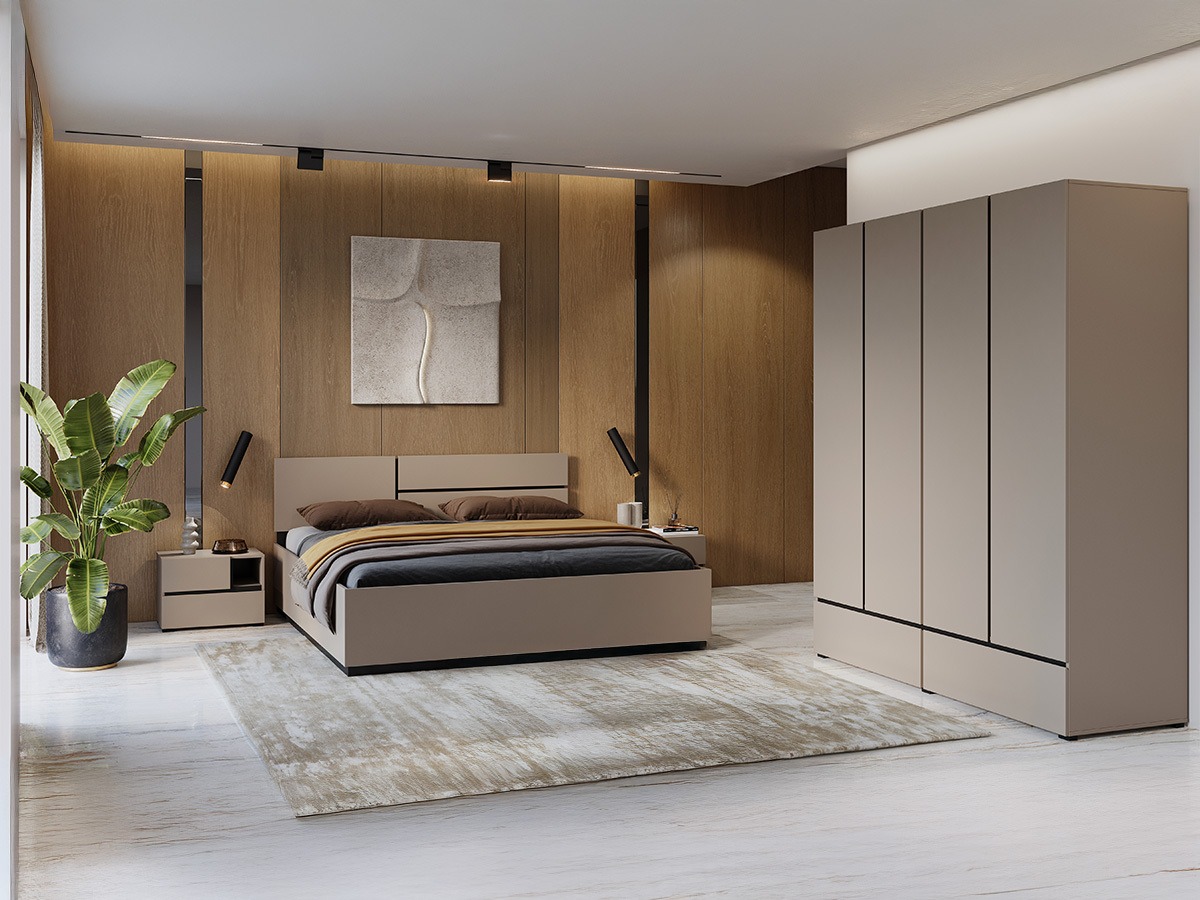 Guļamistabas komplekts Alfere 124 (Congo)