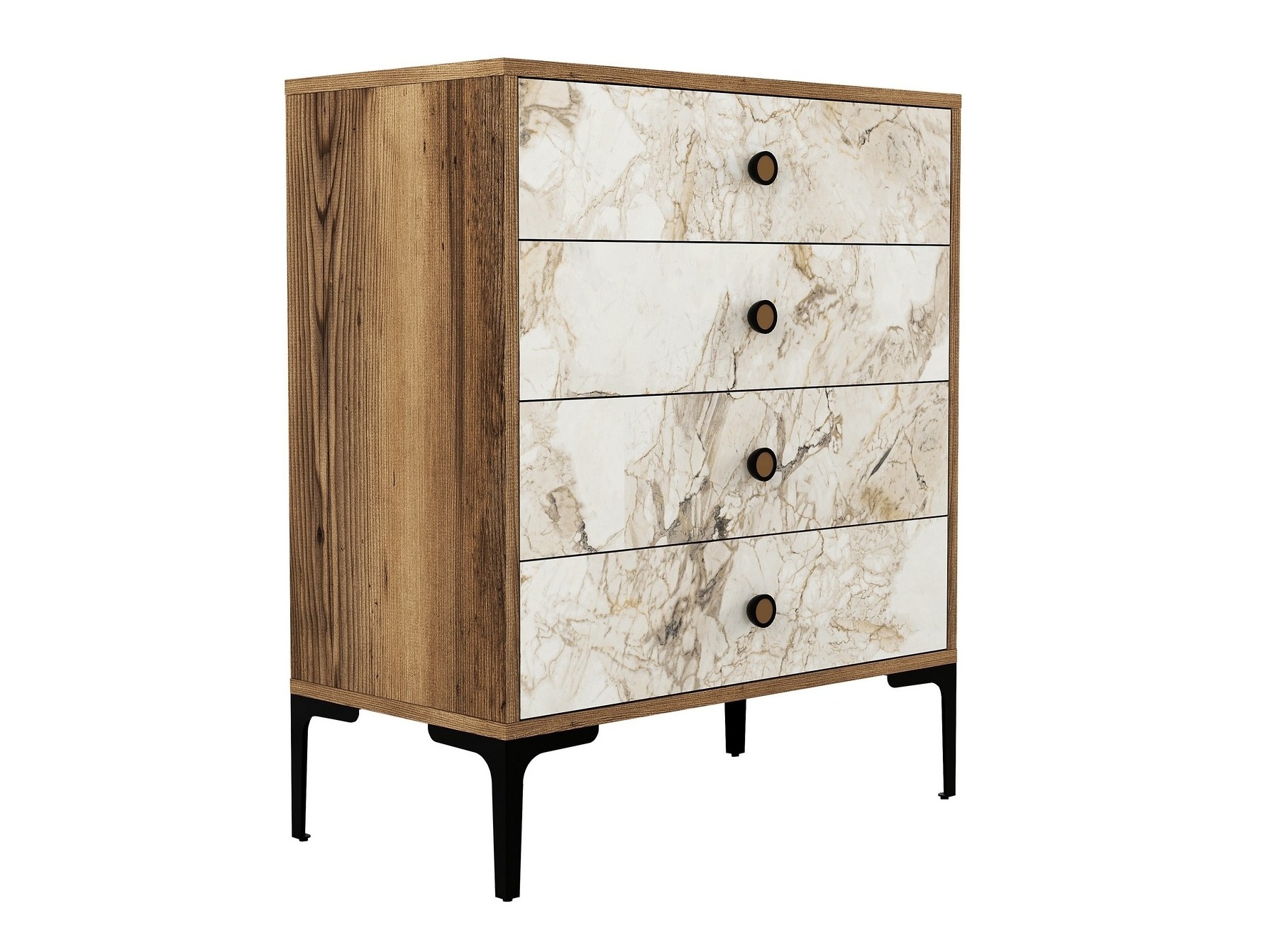 Kомод Kailua 771 (Грецкий орех + Белый мрамор)