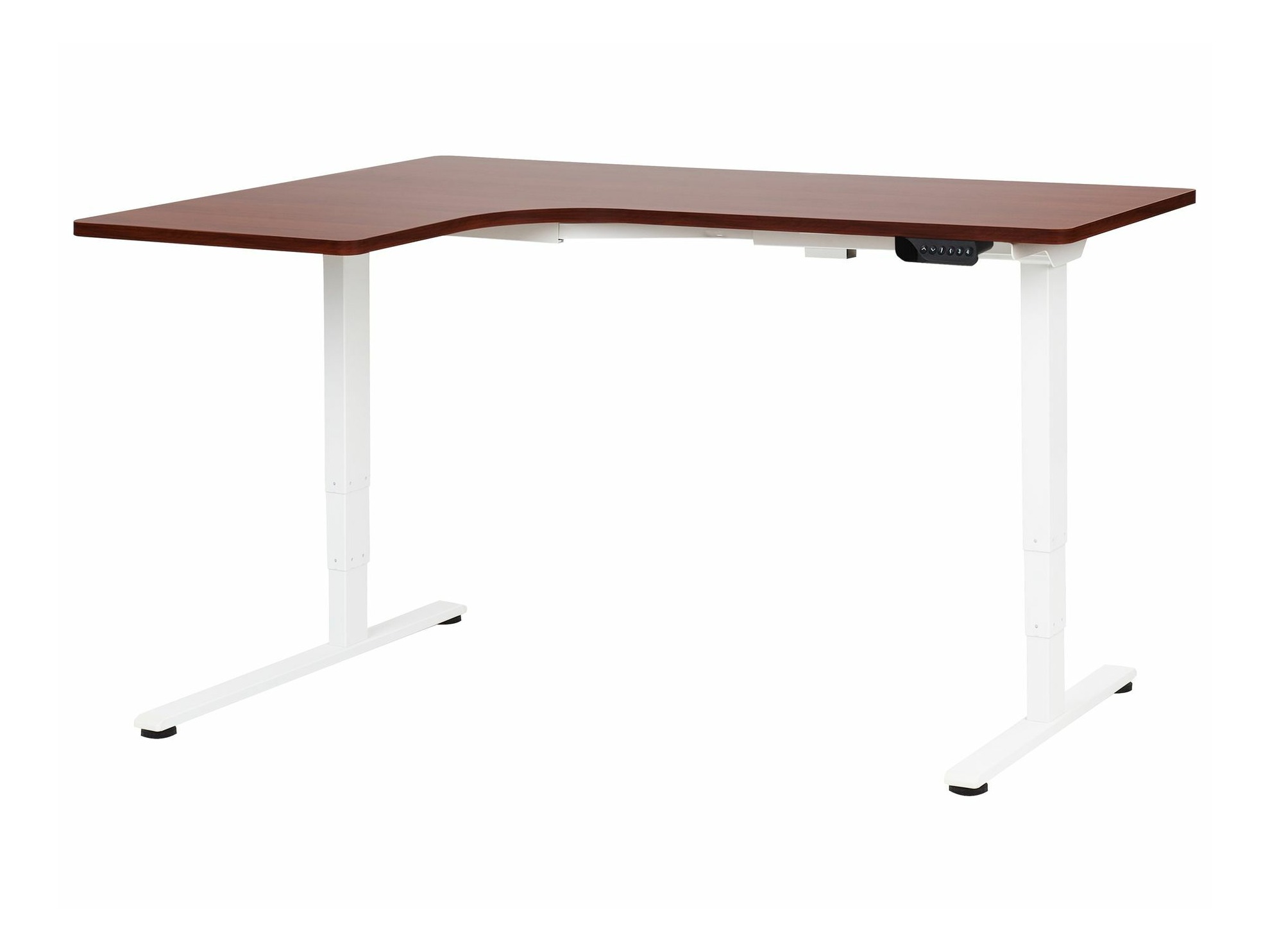 Рабочий стол с регулируемой высотой Berwyn 2224 (Темное дерево)