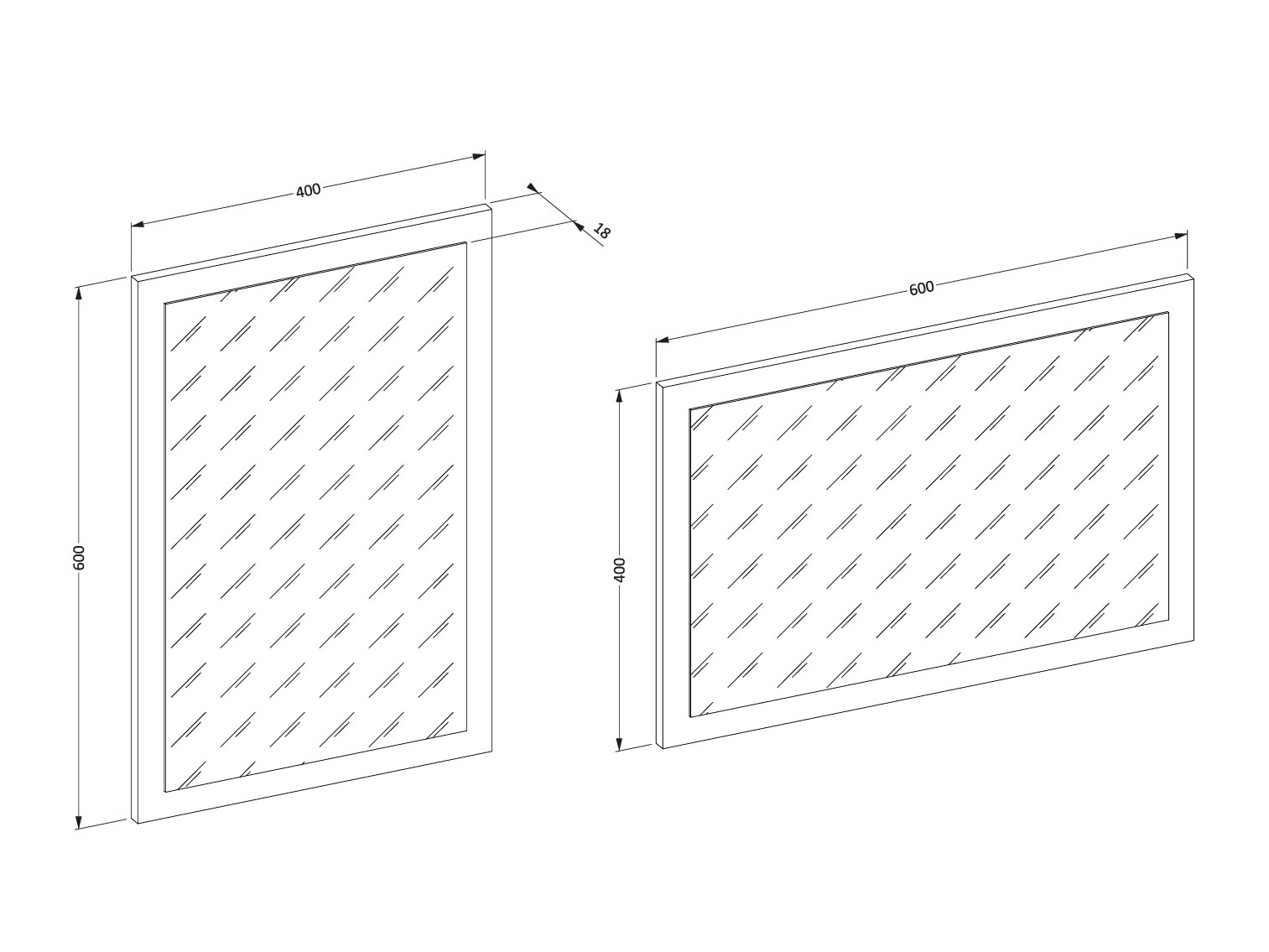 Spogulis Alfere 115 (Balts)