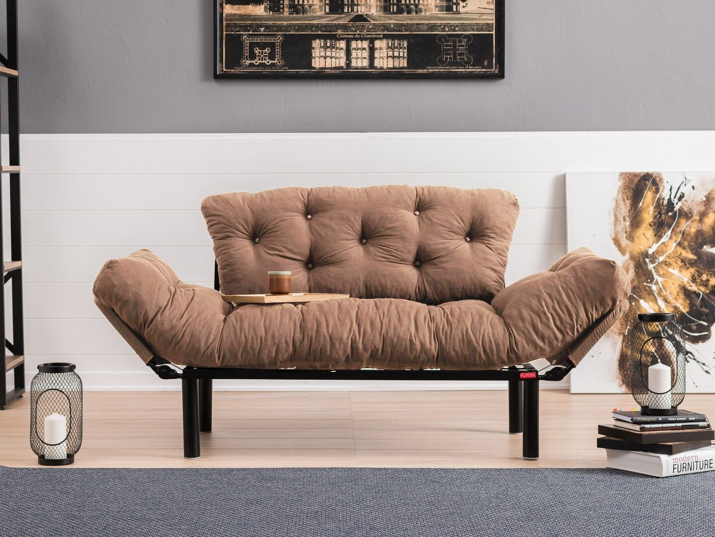 Dīvāns Altadena 130 (Gaiši brūns)