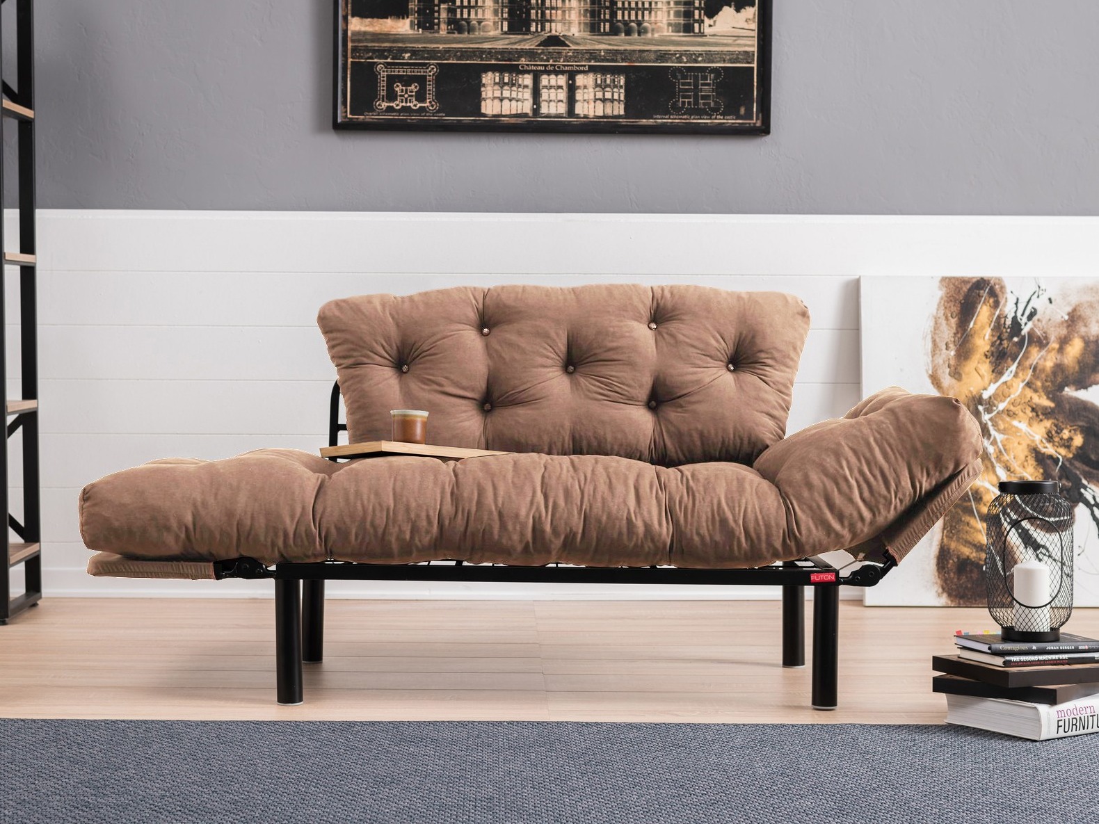 Dīvāns Altadena 130 (Gaiši brūns)