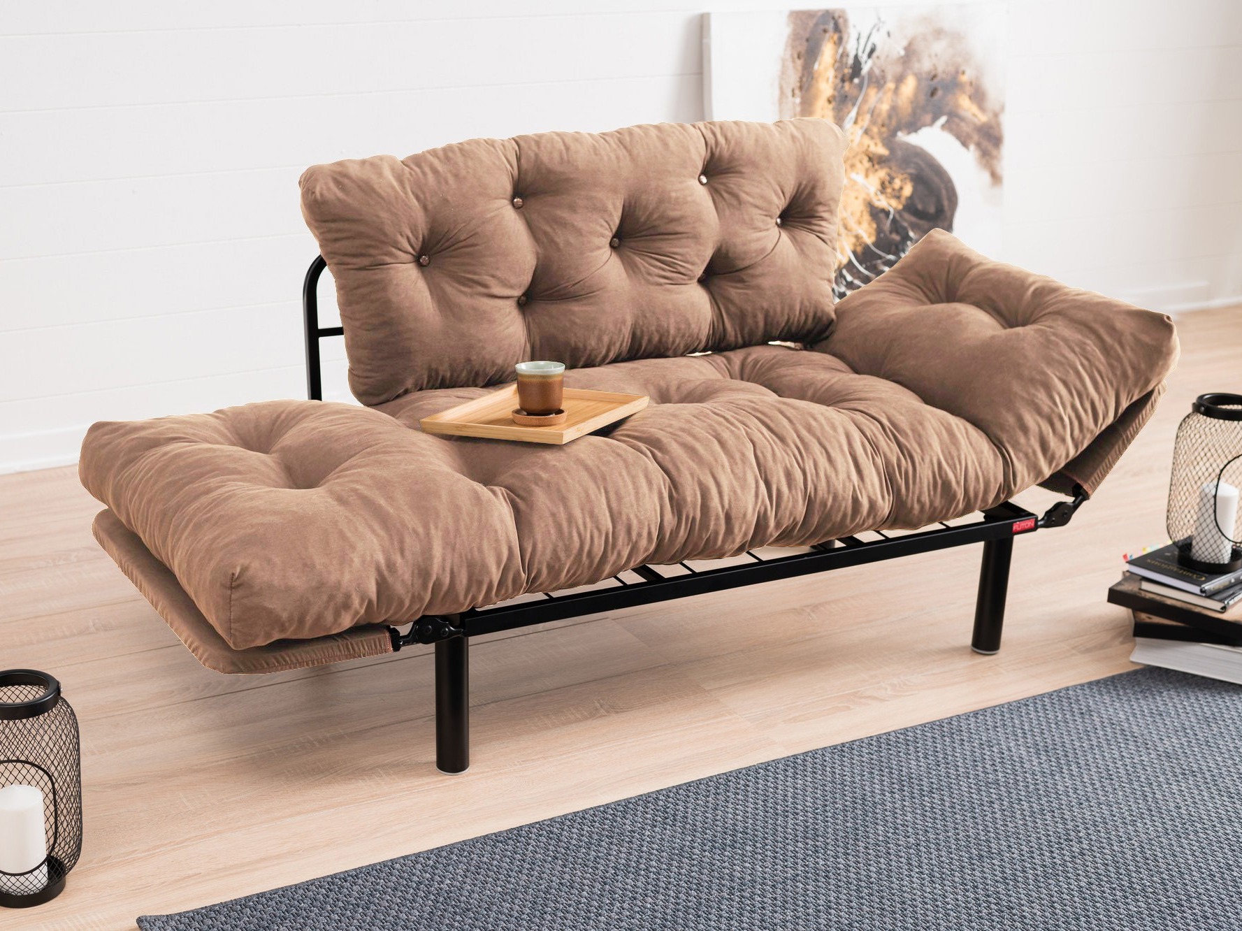 Dīvāns Altadena 130 (Gaiši brūns)