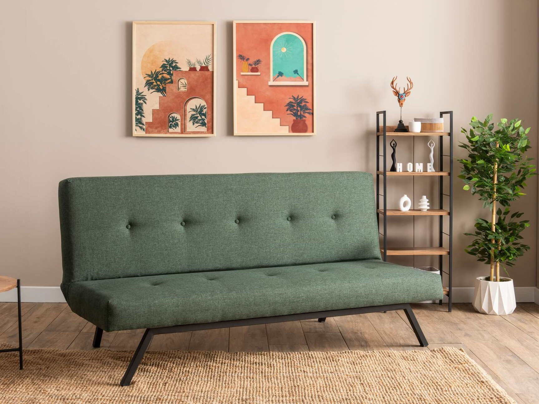 Dīvāns gulta Altadena 300 (Zaļš)