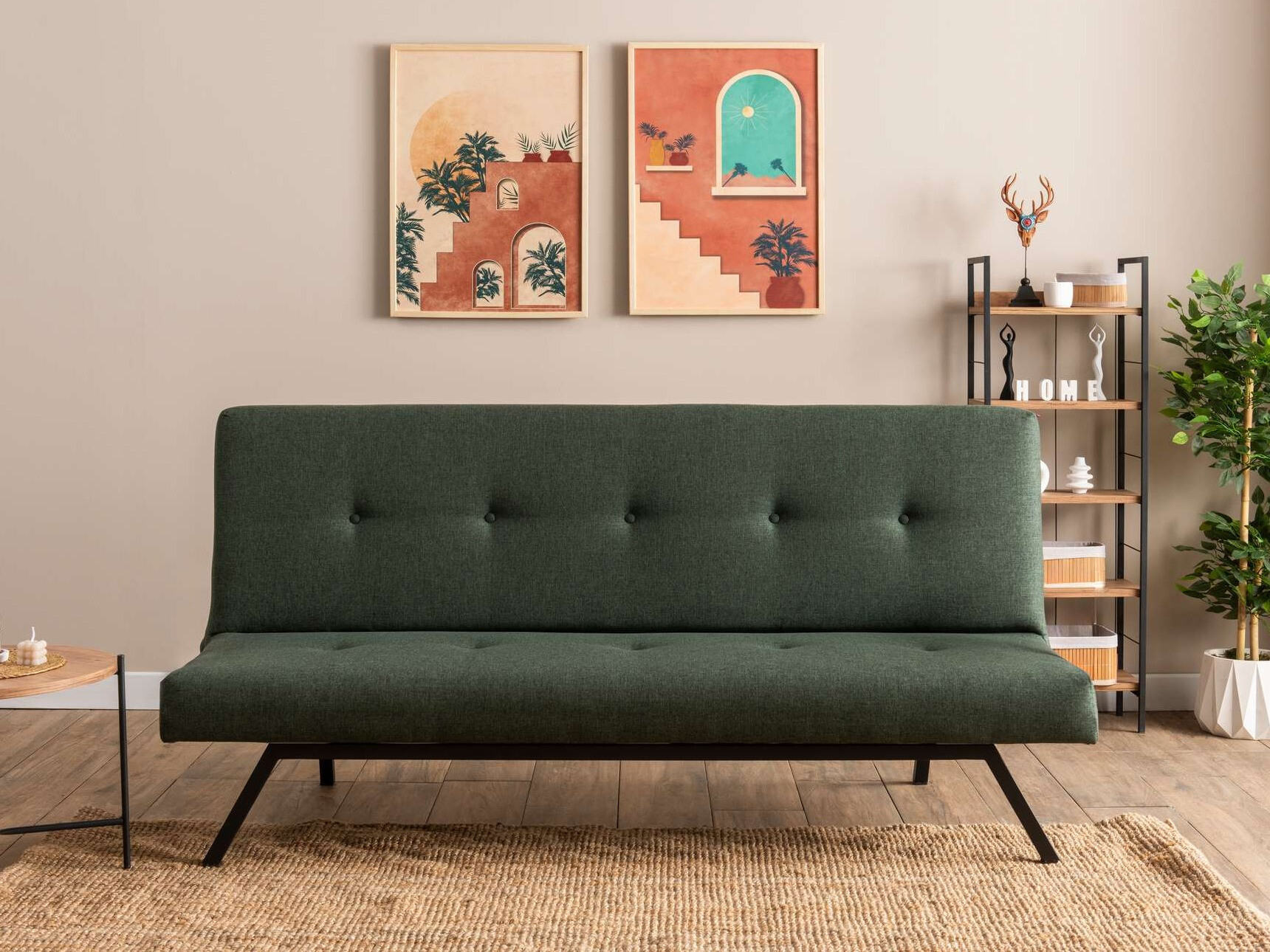 Dīvāns gulta Altadena 300 (Zaļš)