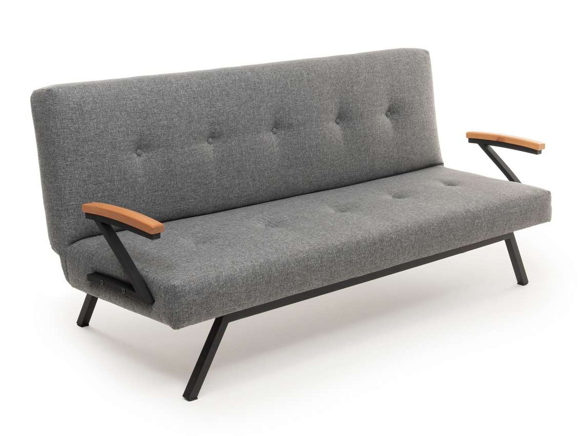 Dīvāns gulta Altadena 604 (Gaiši pelēks)