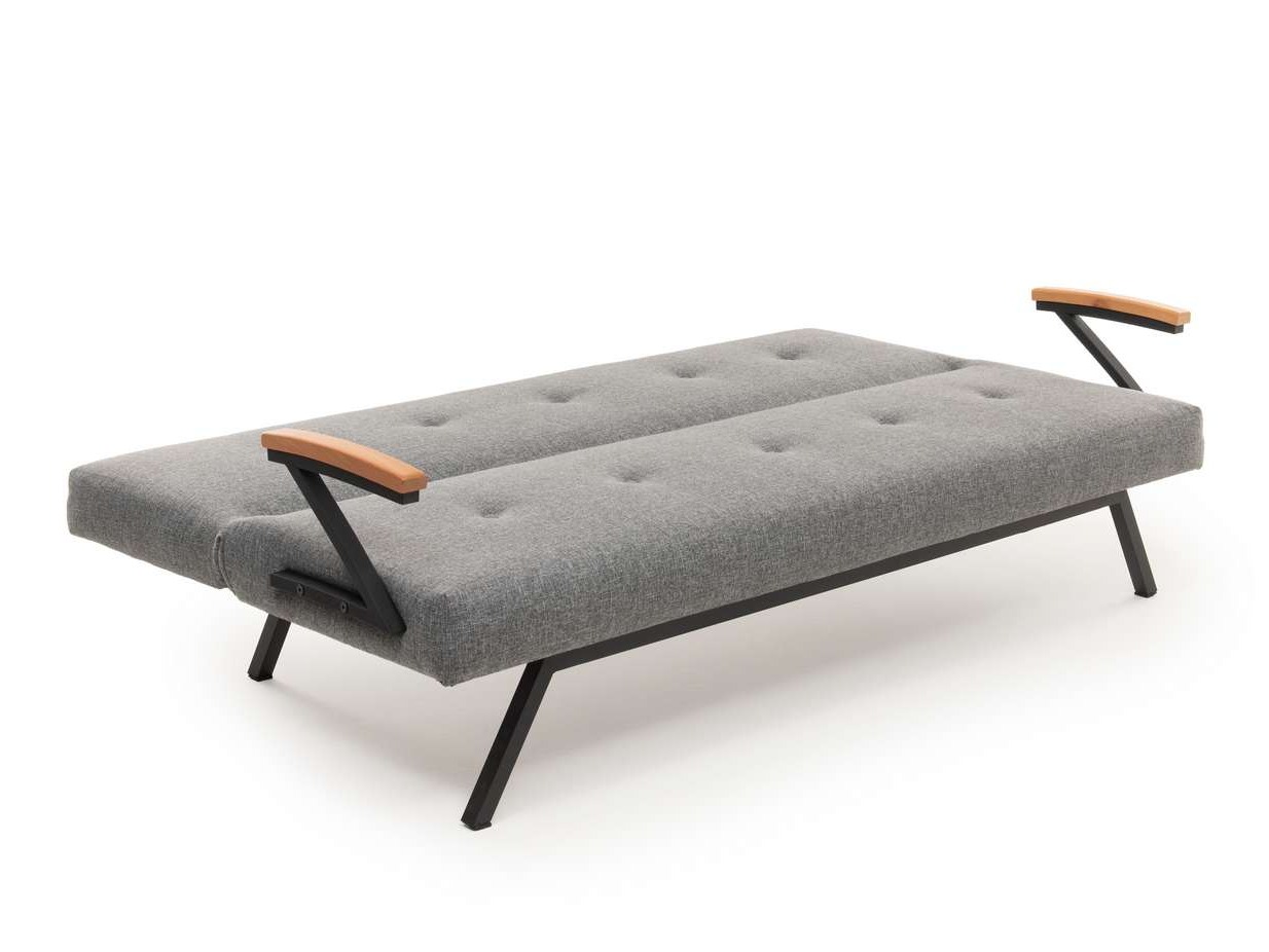 Dīvāns gulta Altadena 604 (Gaiši pelēks)