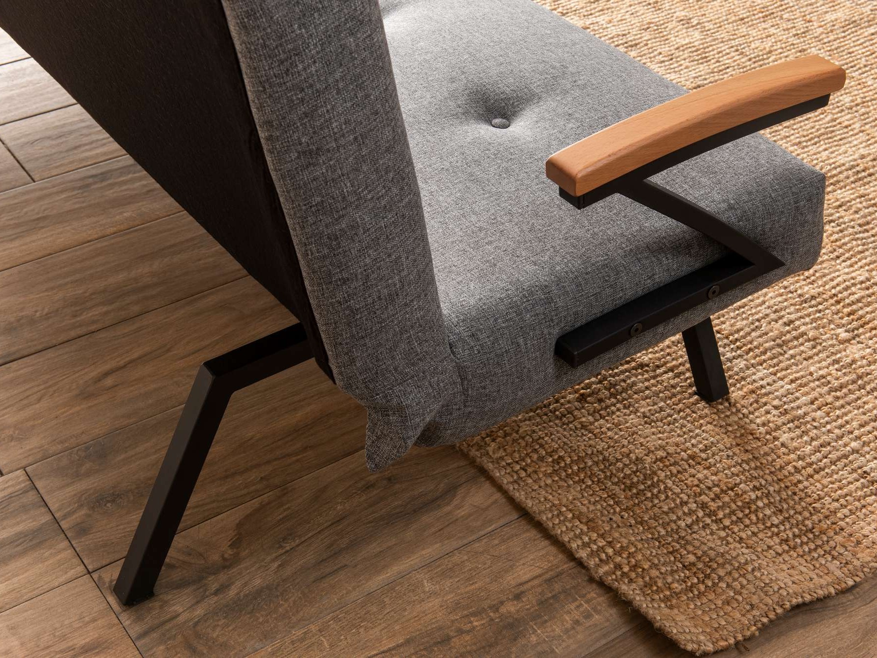 Dīvāns gulta Altadena 604 (Gaiši pelēks)