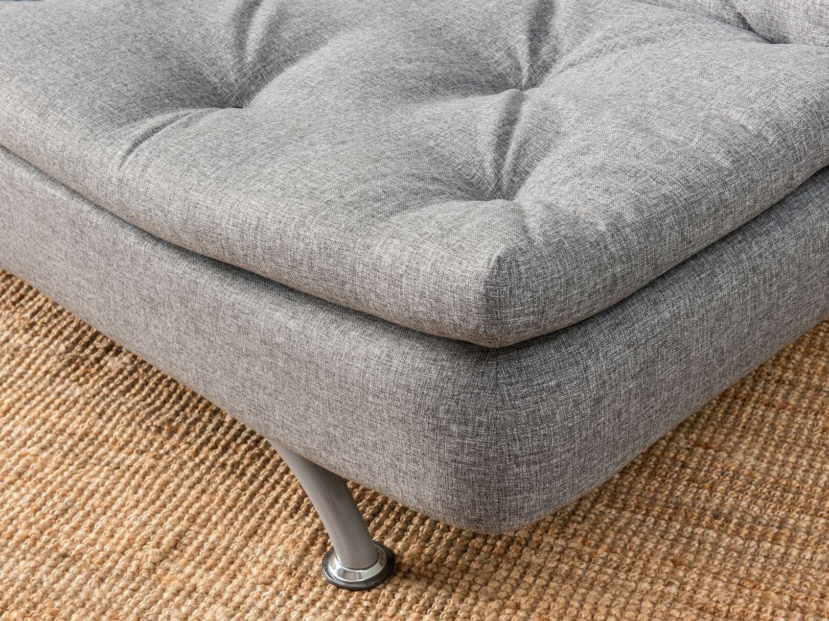 Dīvāns gulta Altadena 605 (Gaiši pelēks)