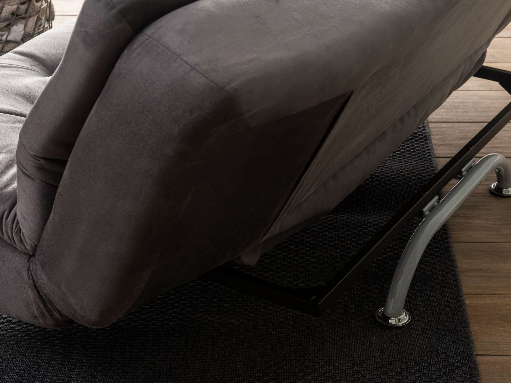 Dīvāns gulta Altadena 605 (Pelēks)