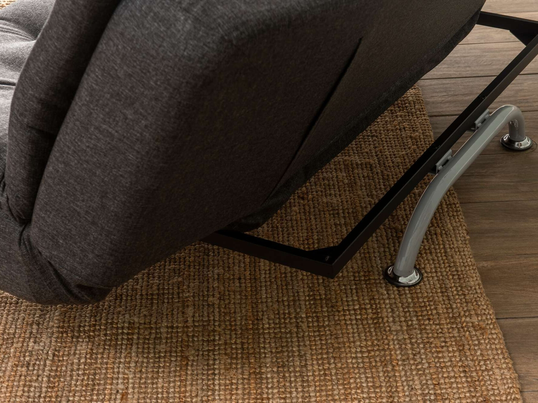 Dīvāns gulta Altadena 605 (Tumši pelēks)