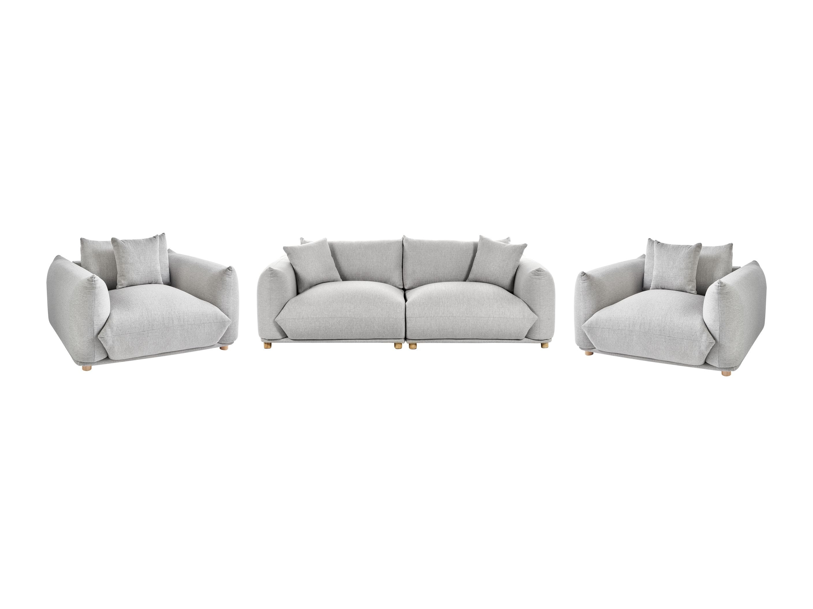 Комплект мягкой мебели Berwyn 2724 (Светло-серый)