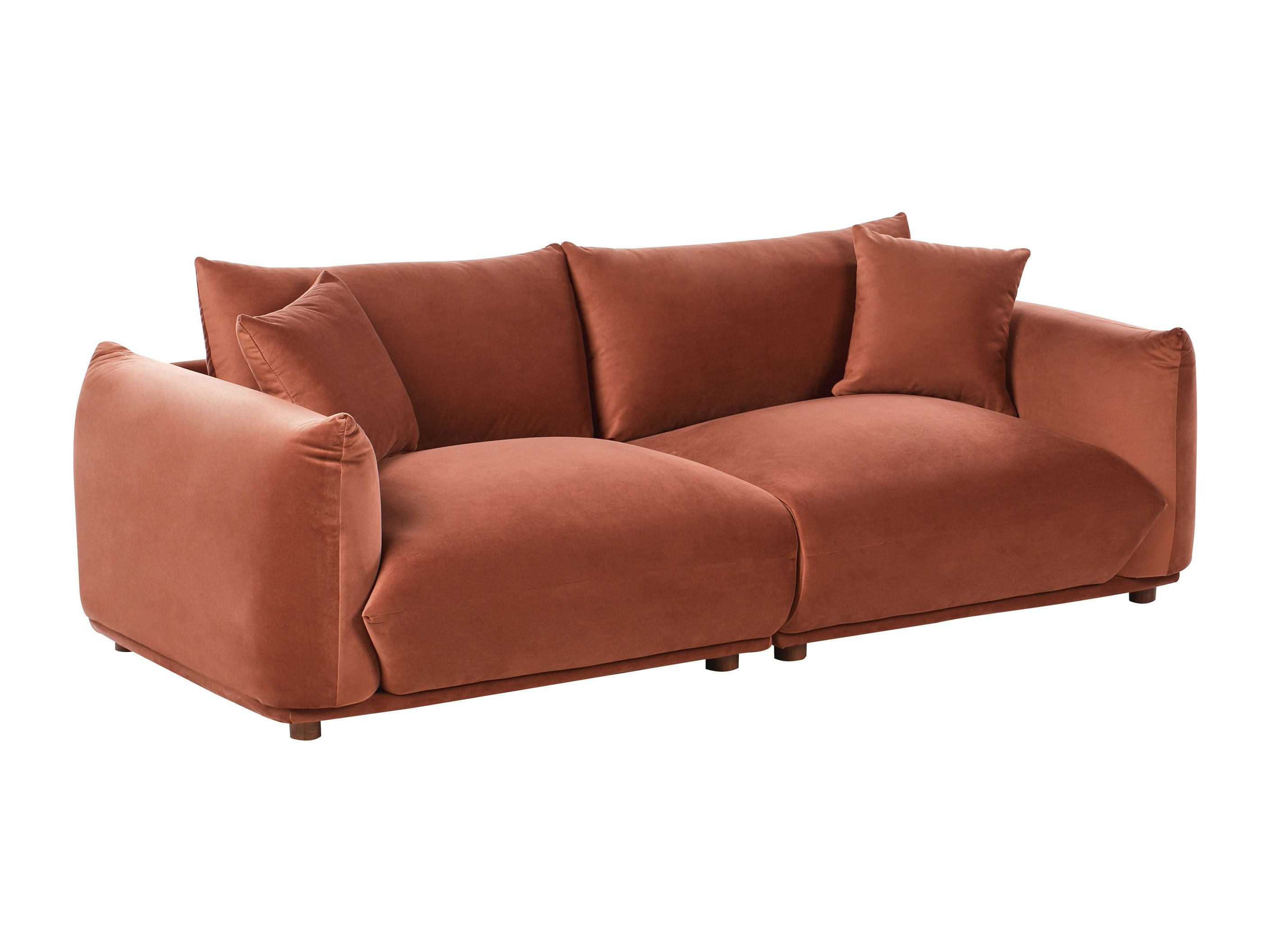 Mīksto mēbeļu komplekts Berwyn 2724 (Oranžs)