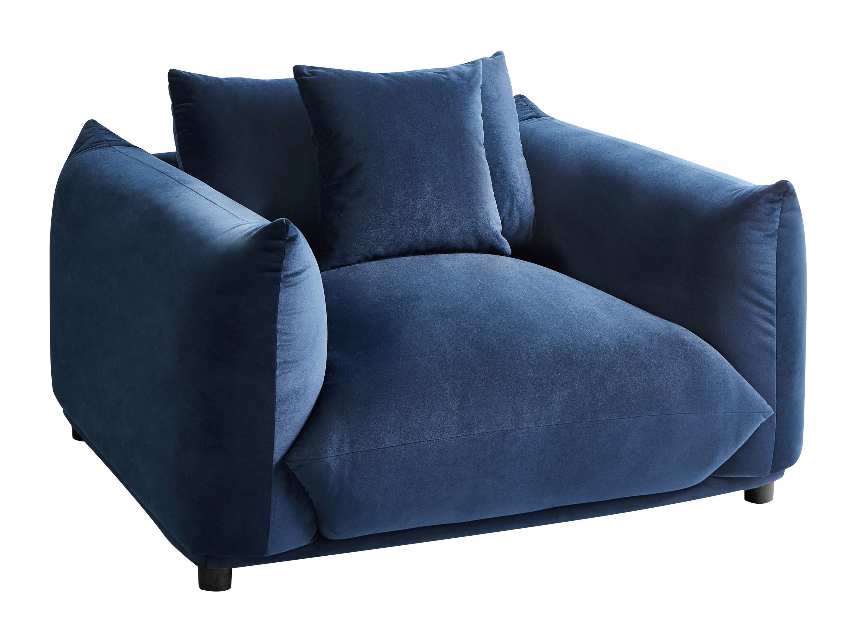 Mīksto mēbeļu komplekts Berwyn 2724 (Tumši zils)