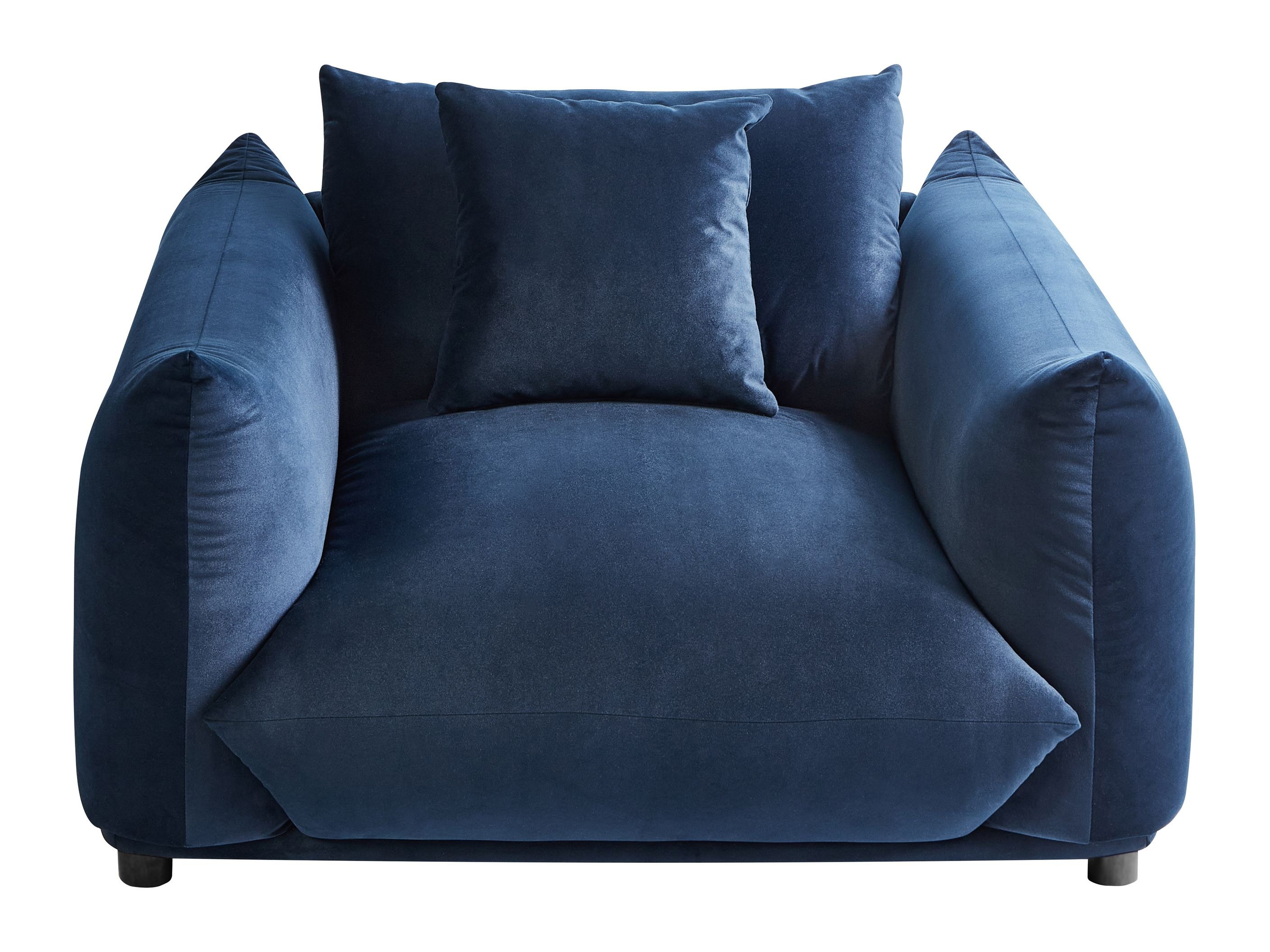 Mīksto mēbeļu komplekts Berwyn 2724 (Tumši zils)