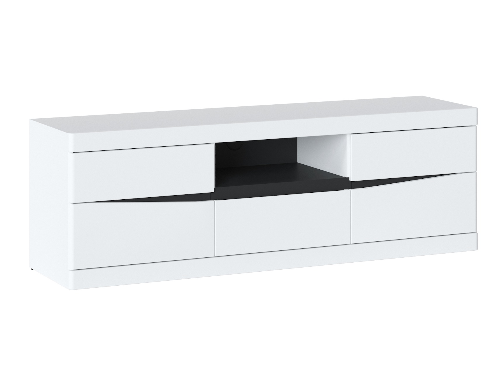 TV galds Venlori 121 (Balts + Grafīts)