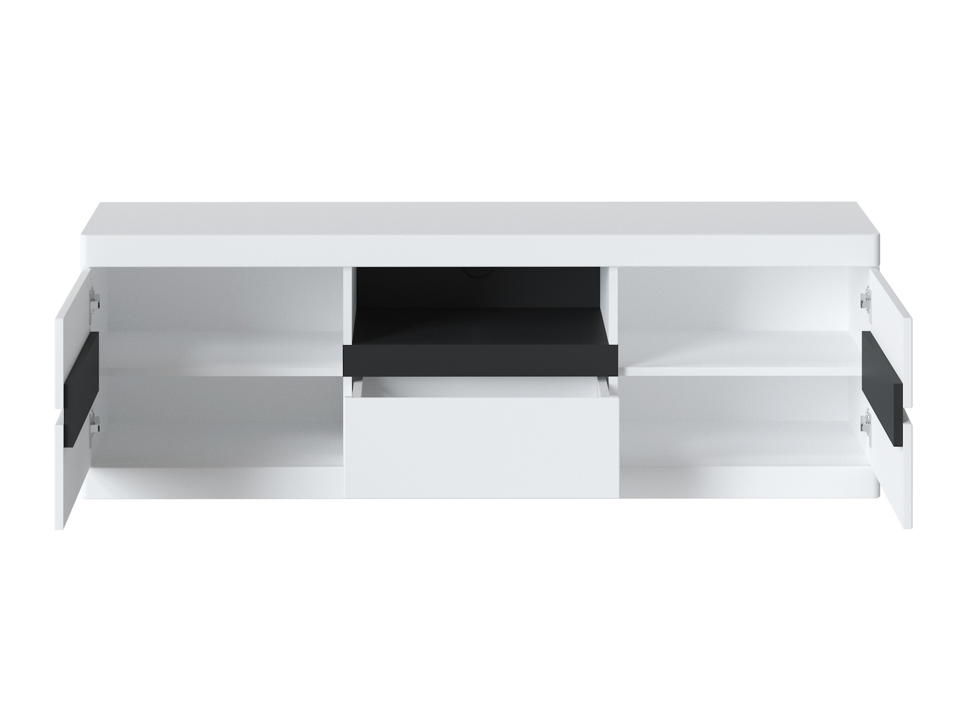 TV galds Venlori 121 (Balts + Grafīts)