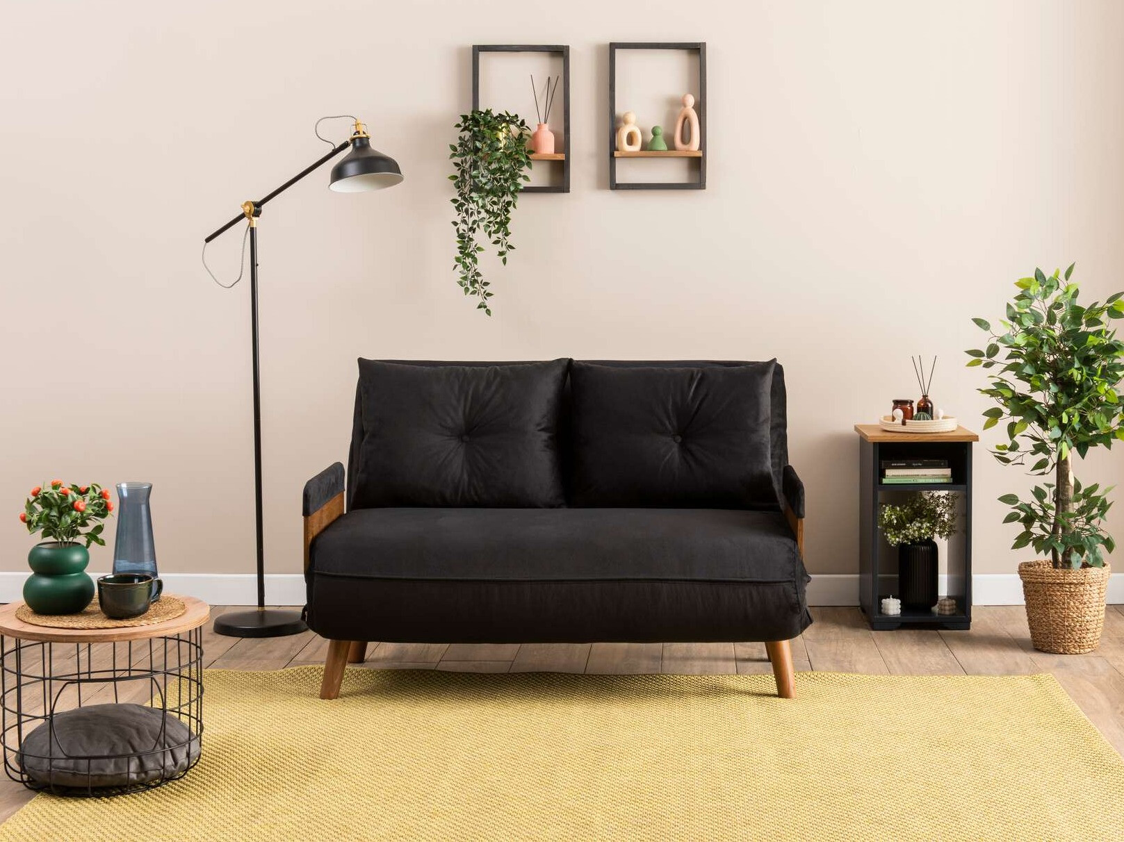 Диван-кровать Altadena 606 (Чёрный)