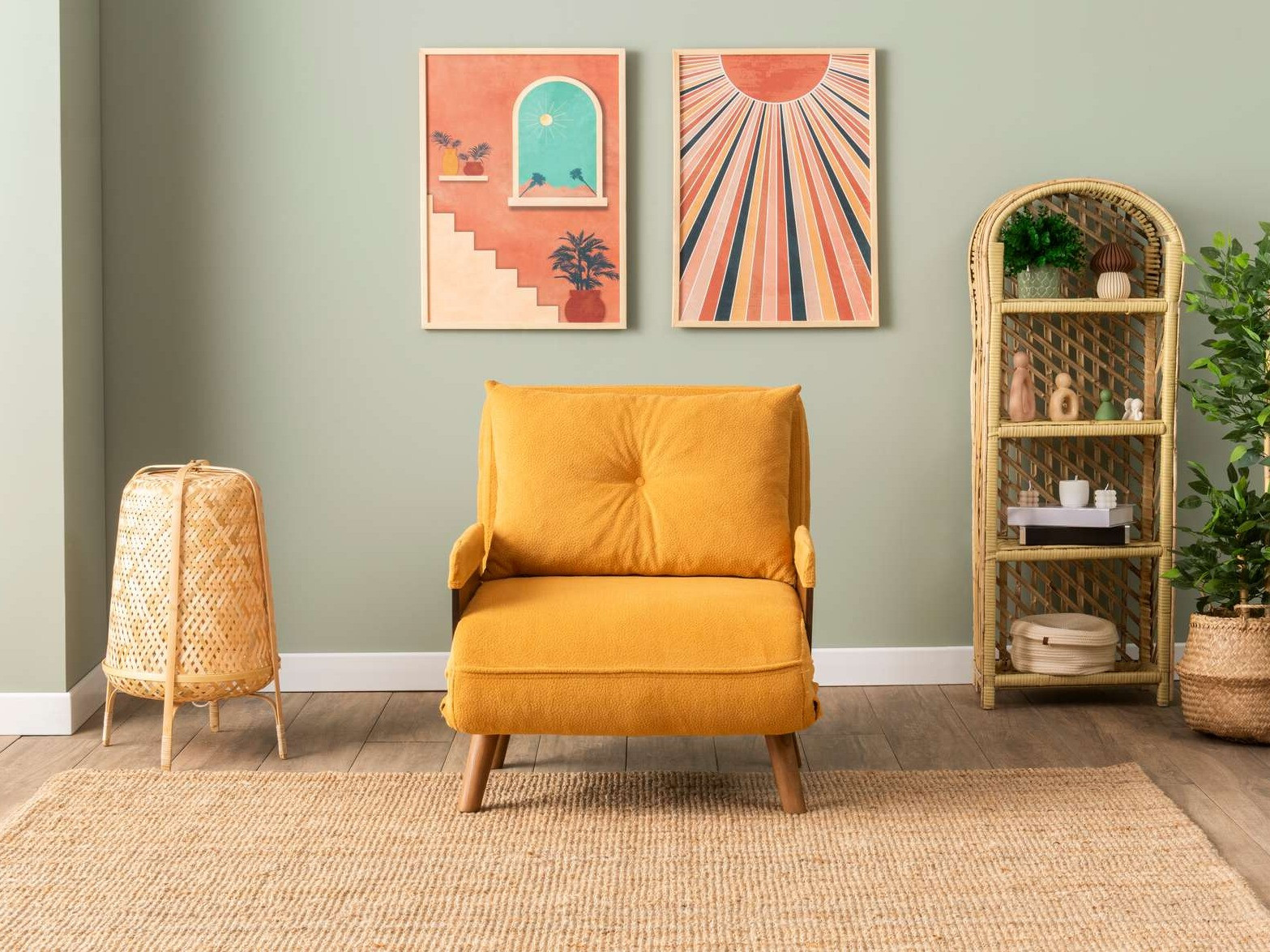 Krēsls Altadena 607 (Dzeltens)