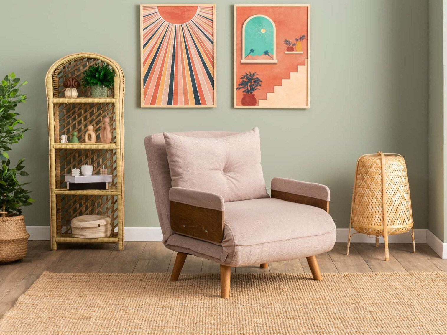 Krēsls Altadena 607 (Gaiši brūns)