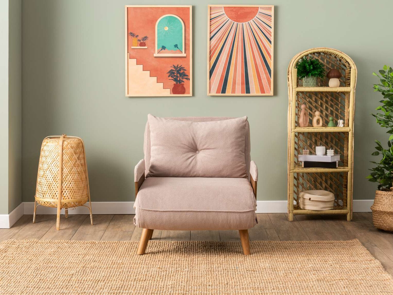 Krēsls Altadena 607 (Gaiši brūns)