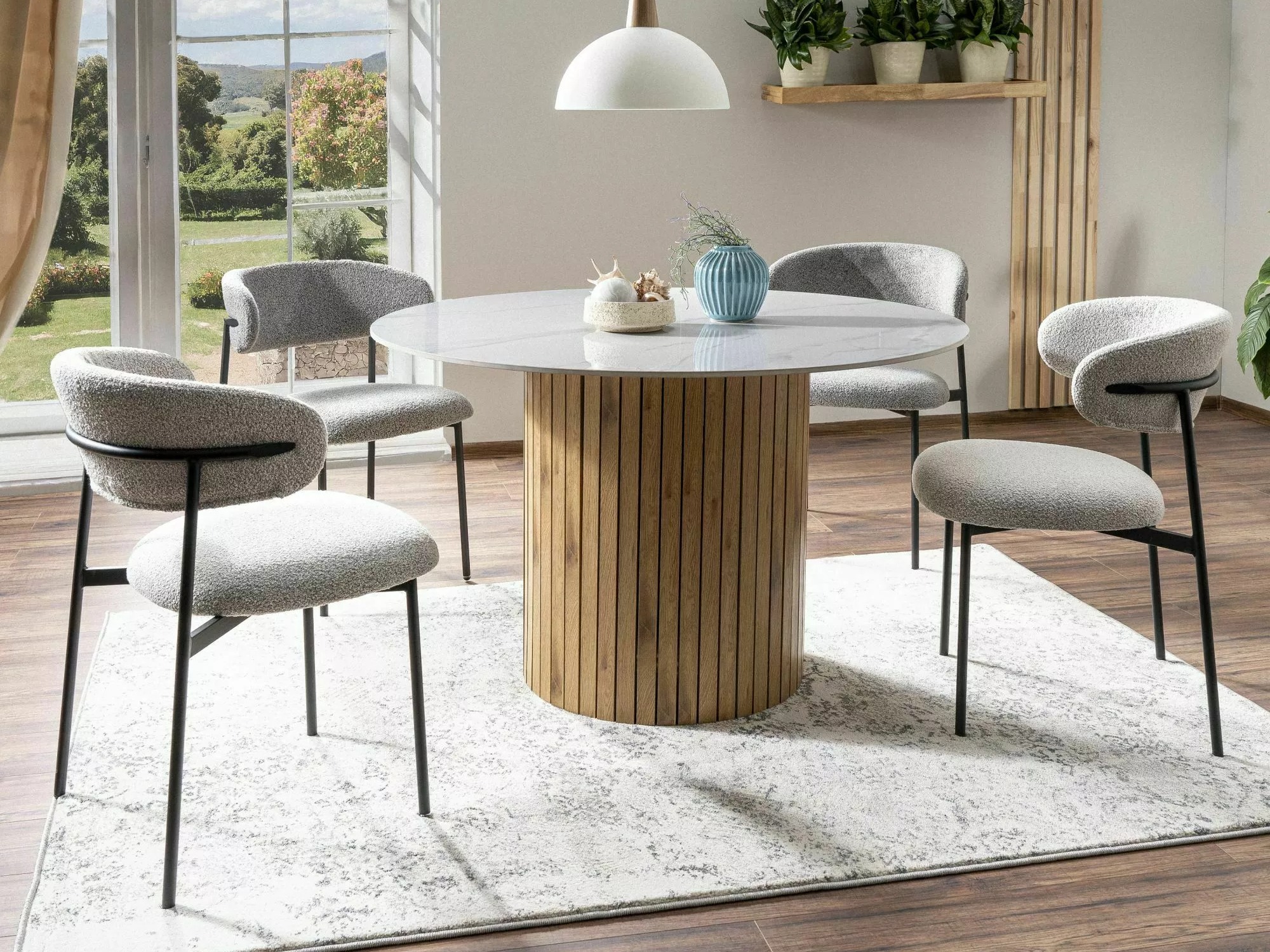 Krēsls Detroit 802 (Gaiši pelēks + Melns)