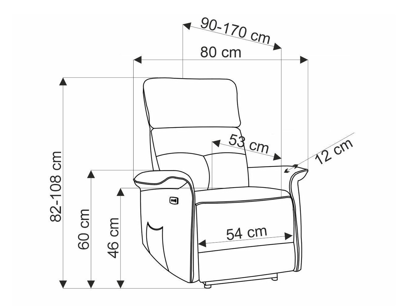 Krēsls reglainer Houston 1979 (Bēšs)