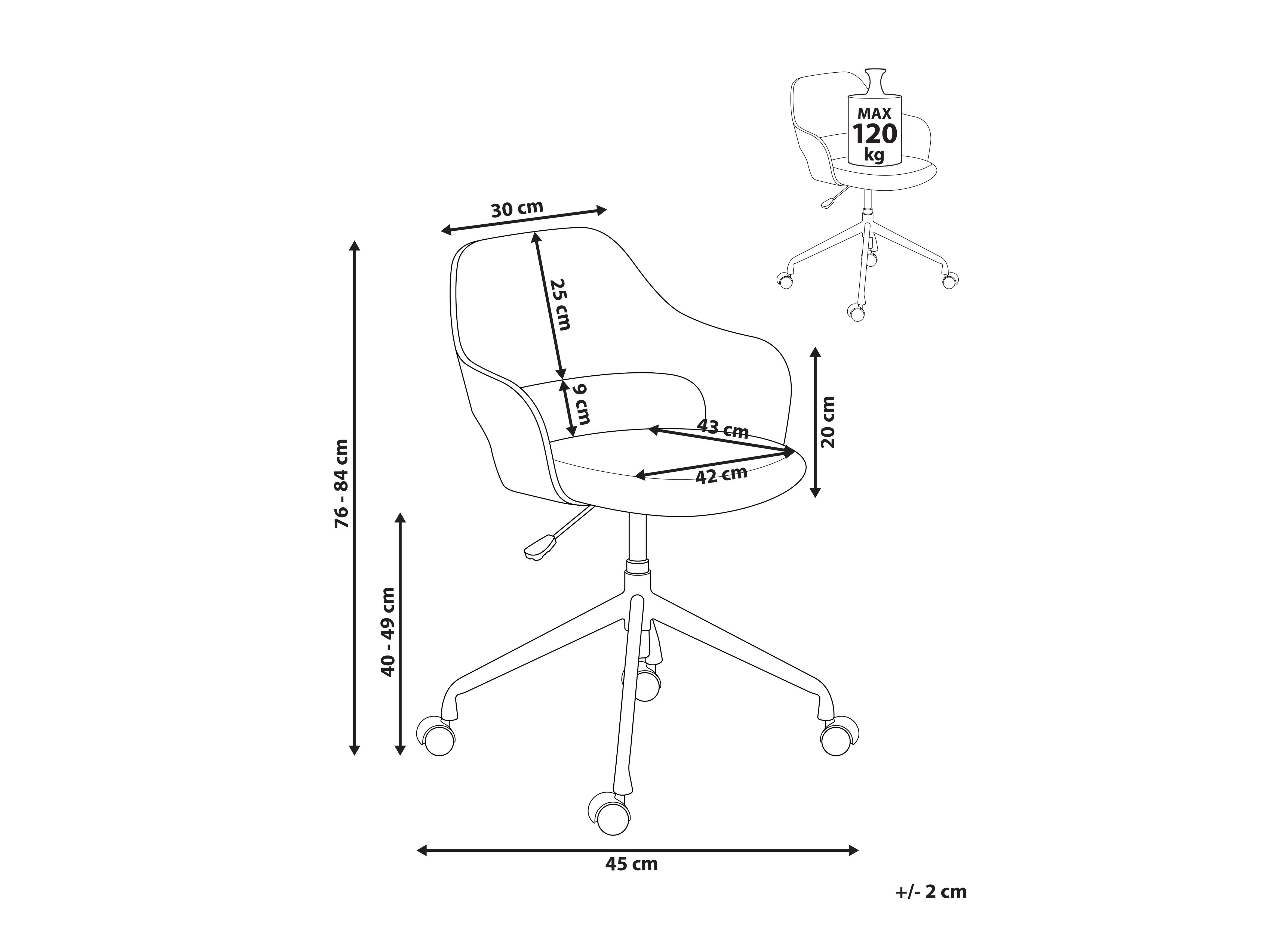 Офисный стул Berwyn 2727 (Чёрный)