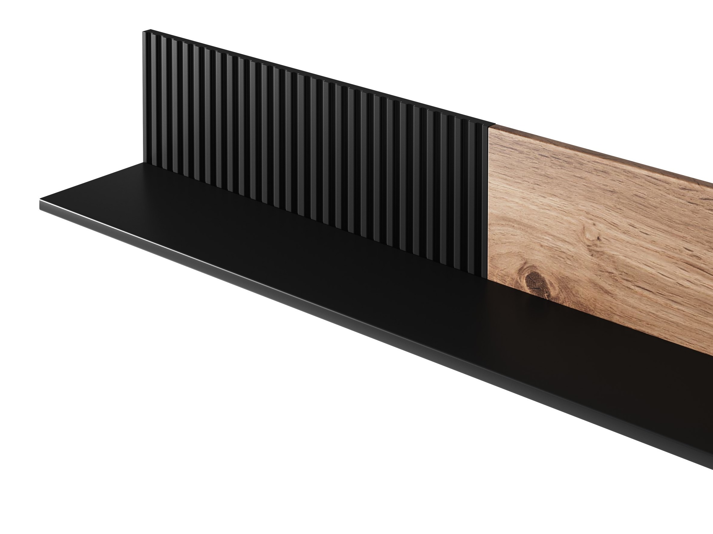 Piekarams plaukts Luelia 122 (Melns + Votan ozols)