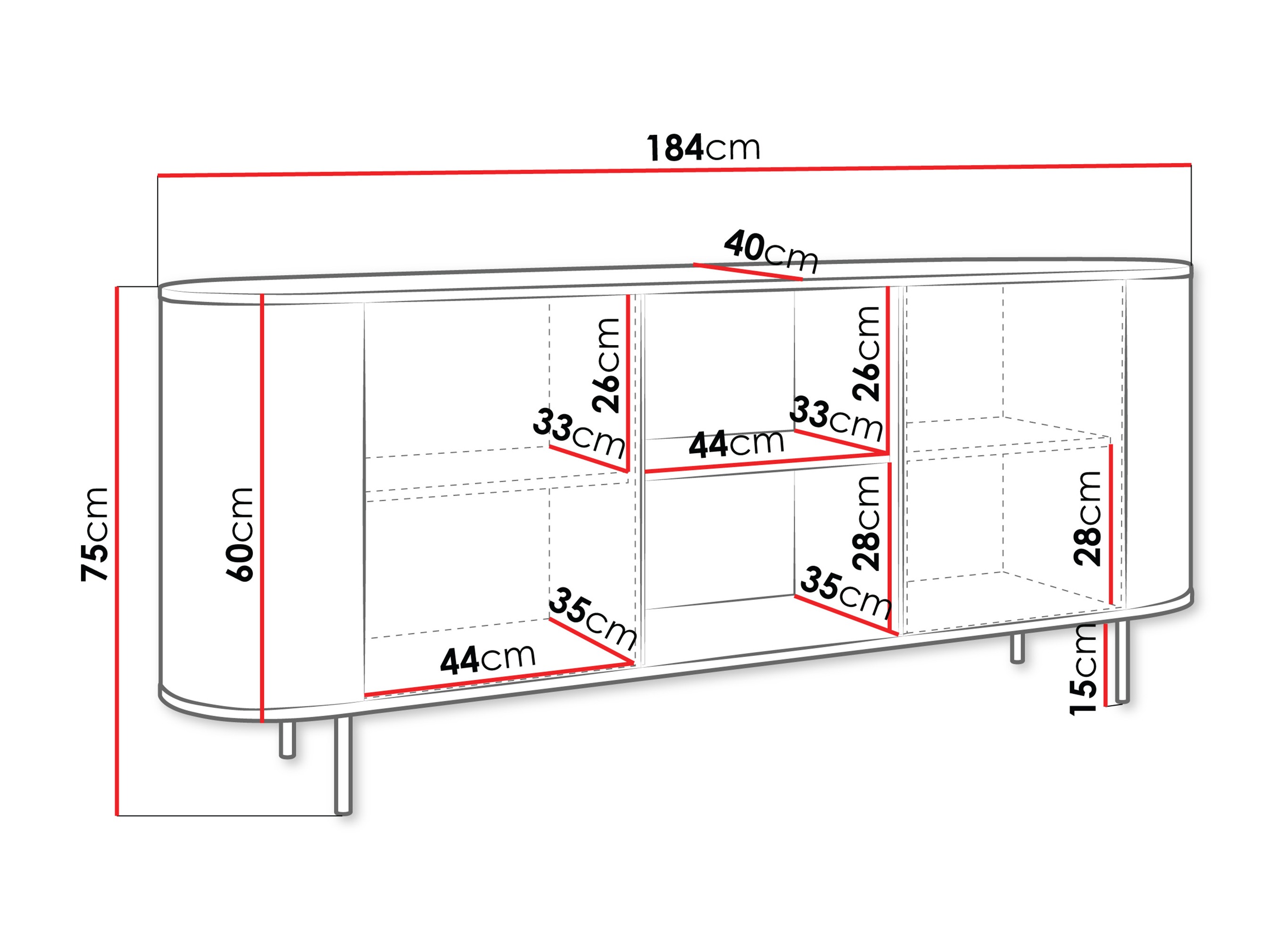 Шкафчик Comfivo Livtena 101 (Черный мрамор + Чёрный)