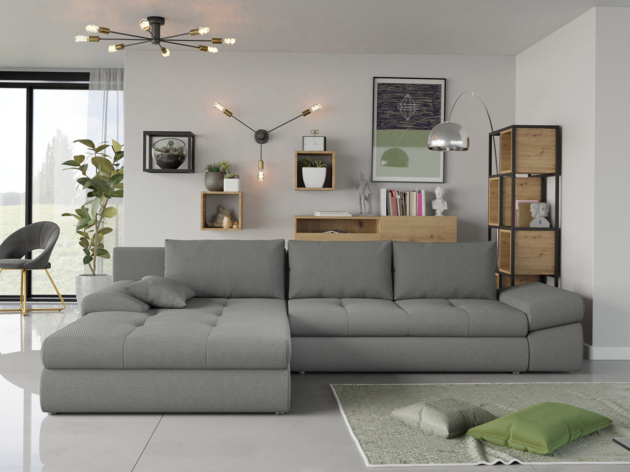 Stūra dīvāns Lincoln 124 (Inari 91)