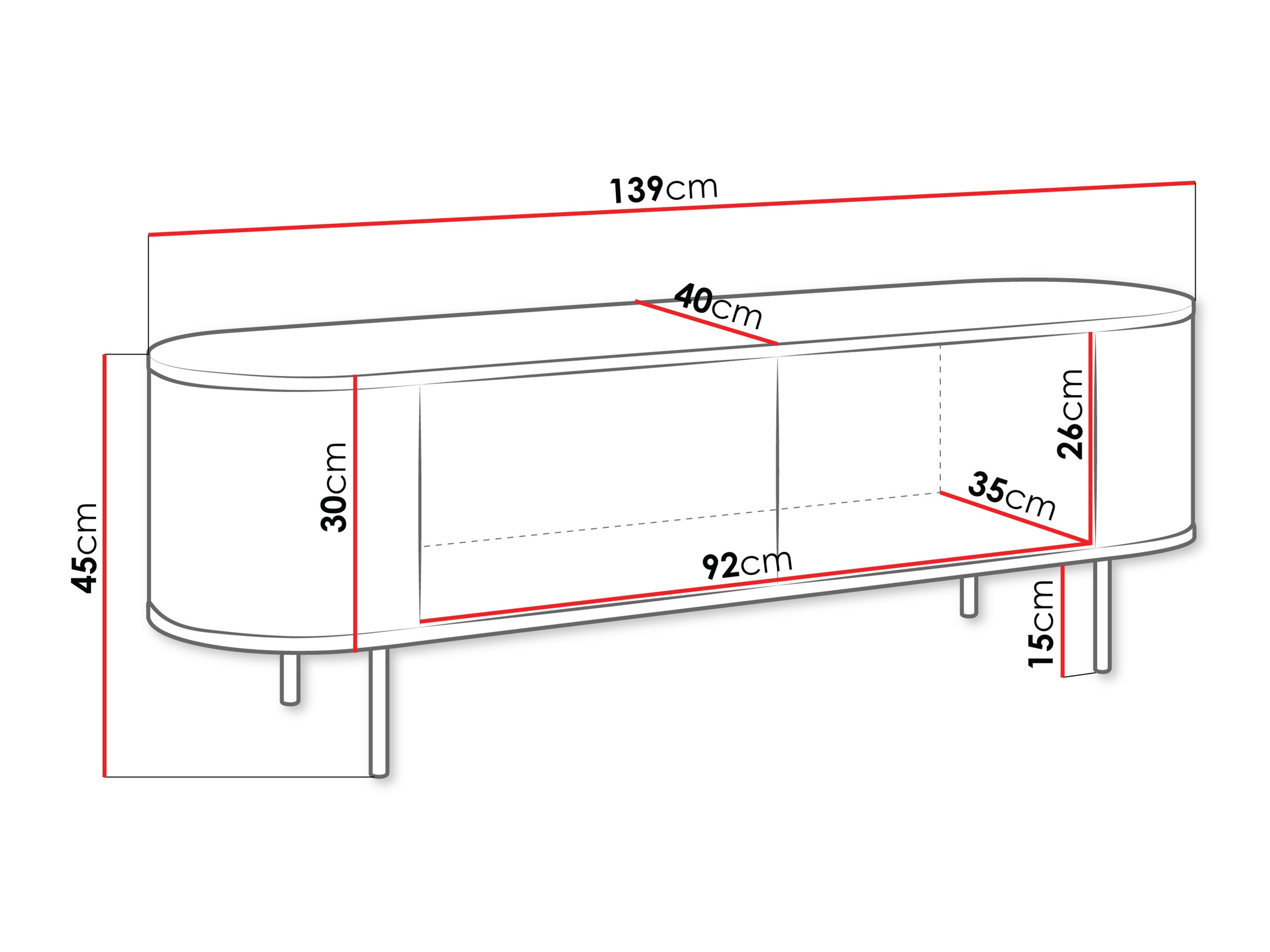 TV galds Comfivo Livtena 102 (Melnais marmors + Melns)